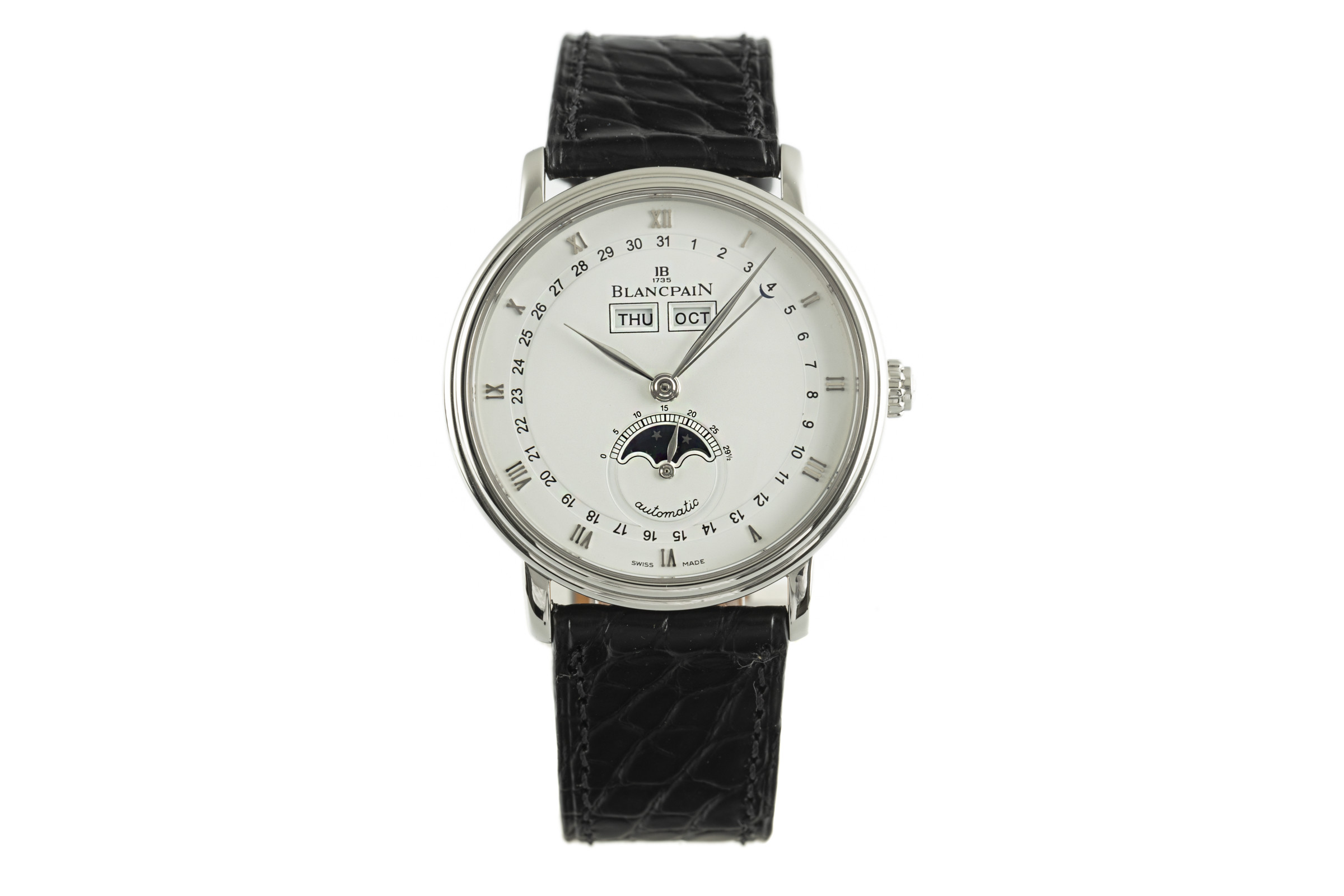 Blancpain Villeret steel automatic Kal. 6763 Ref. 6263