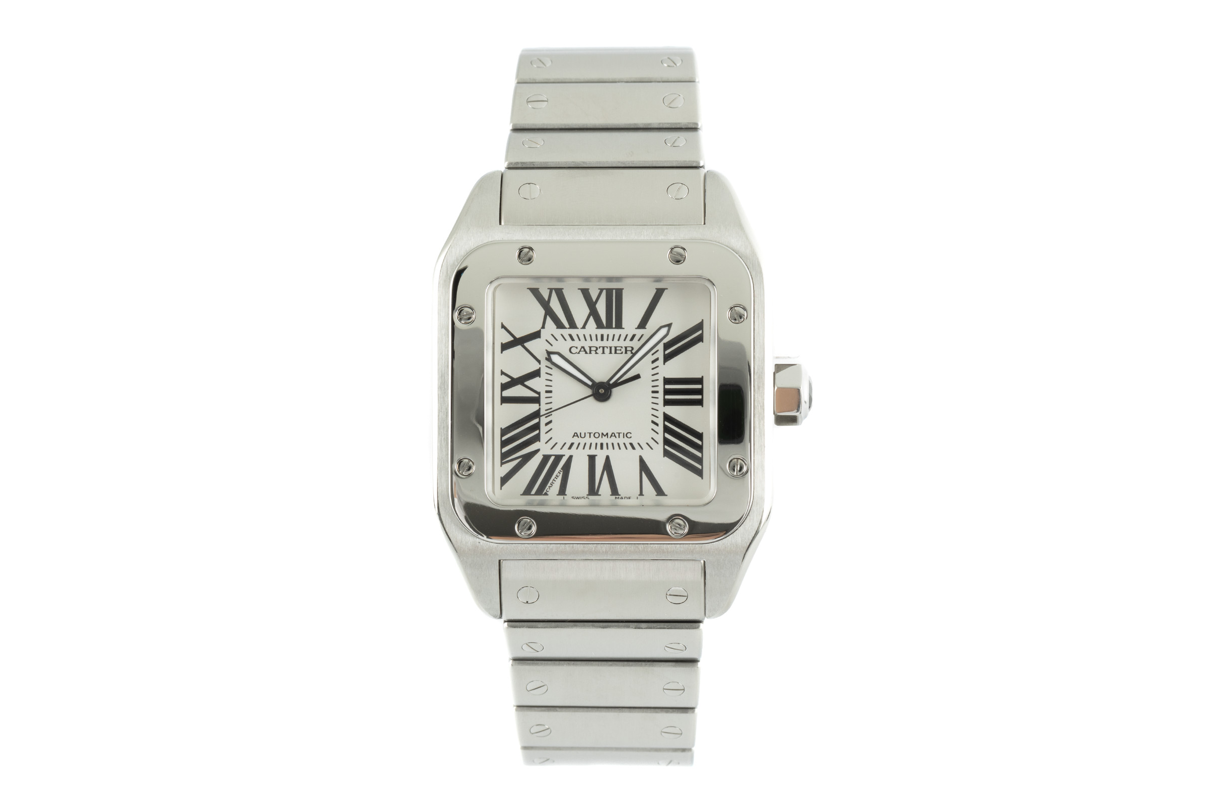 Cartier Santos 100 steel automatic Kal. 049 Ref. 2656