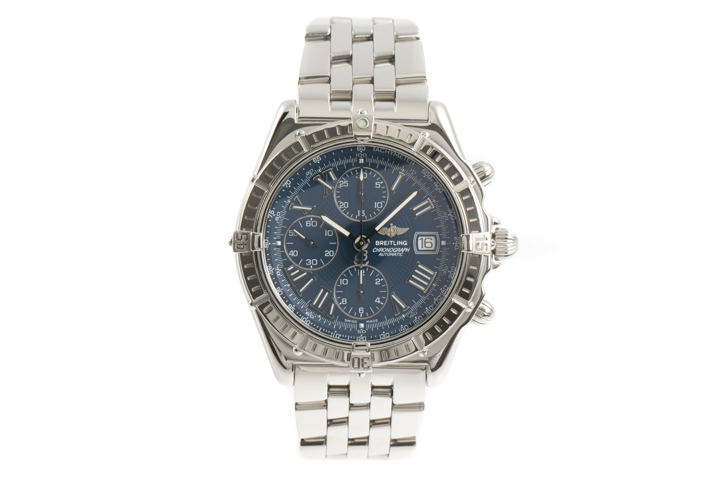 Breitling Crosswind chronograph steel automatic Kal. B13 Ref. A13055