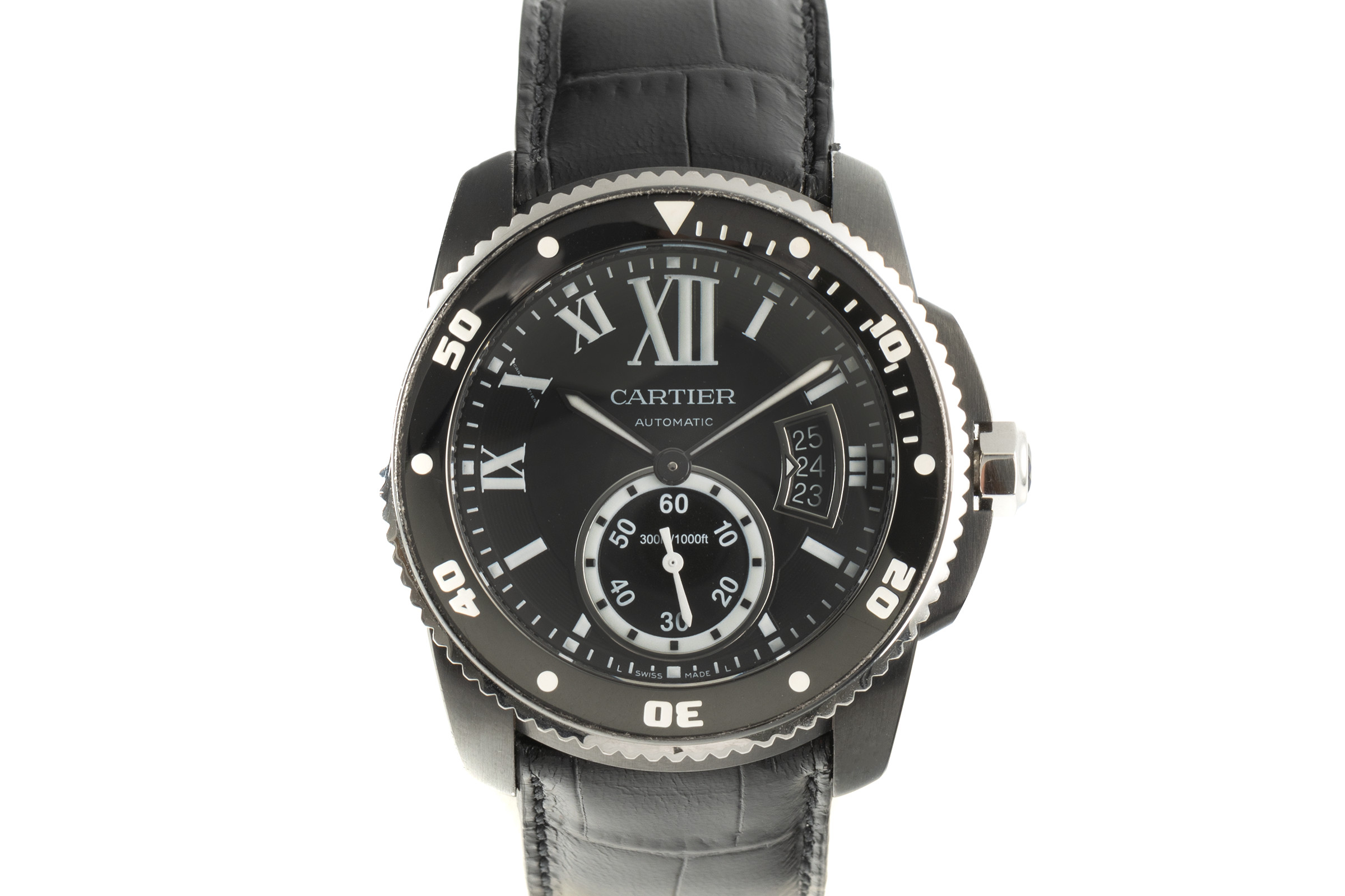 Cartier Calibre de Cartier steel automatic Kal. 1904-PS Ref. 3729