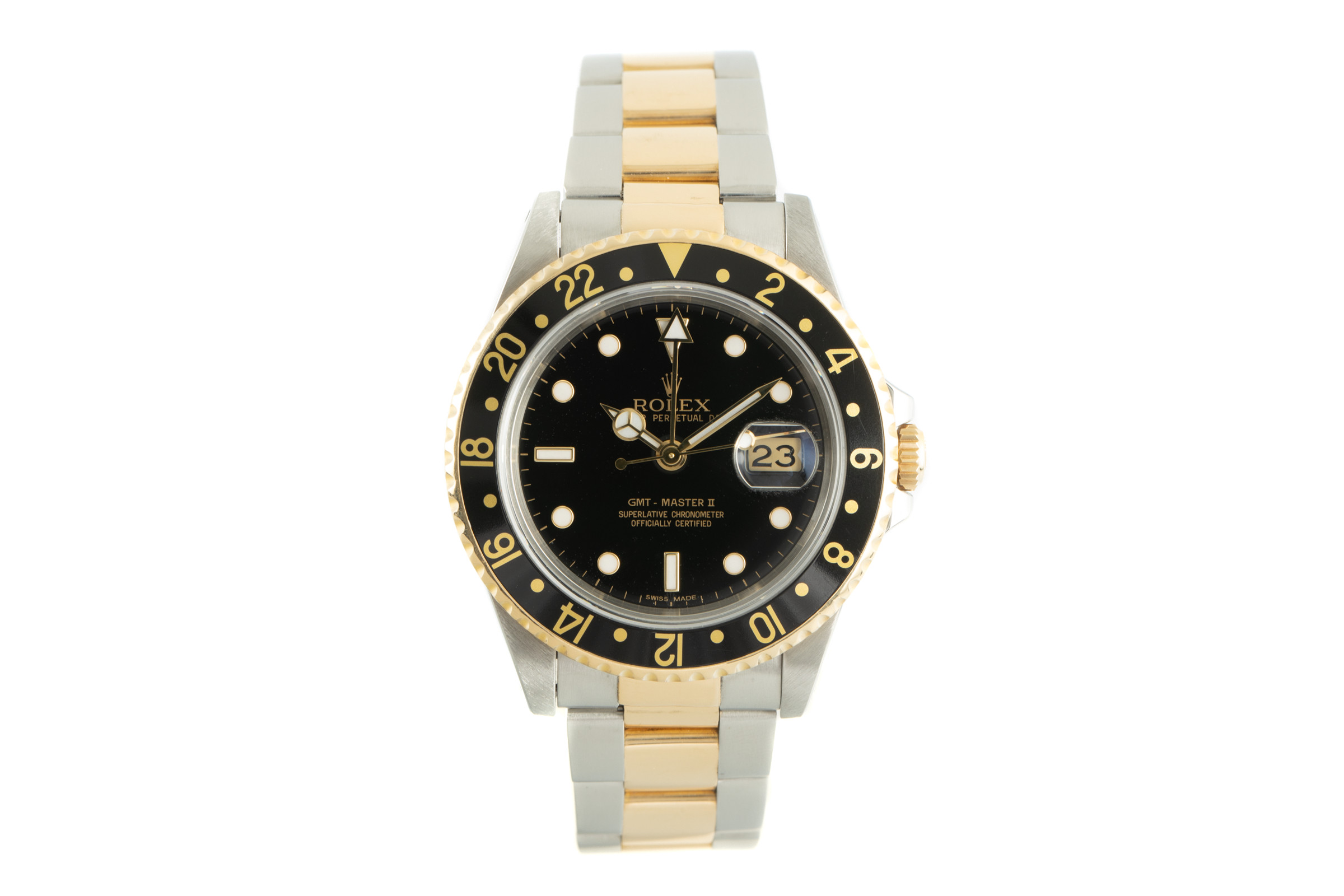 Rolex GMT Master II steel / gold automatic Kal. 3185 Ref. 16713