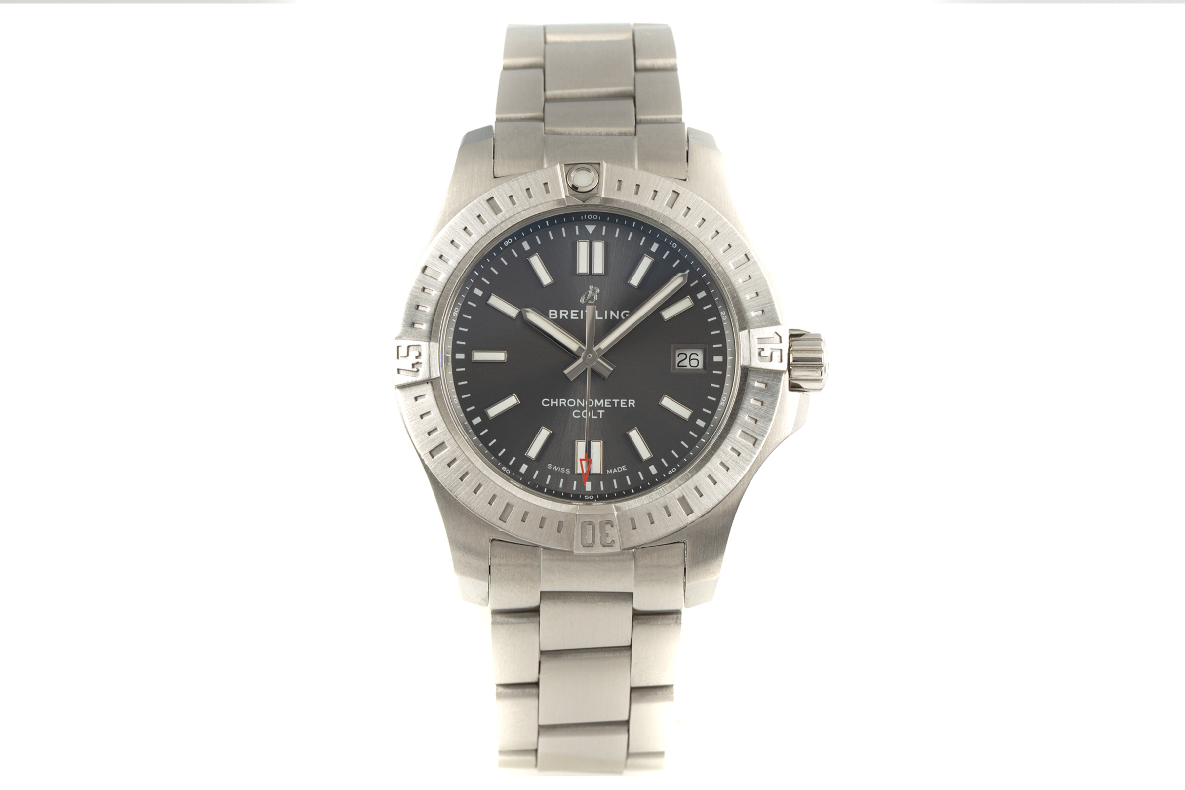 Breitling Colt steel automatic Kal. B17 Ref. A17313