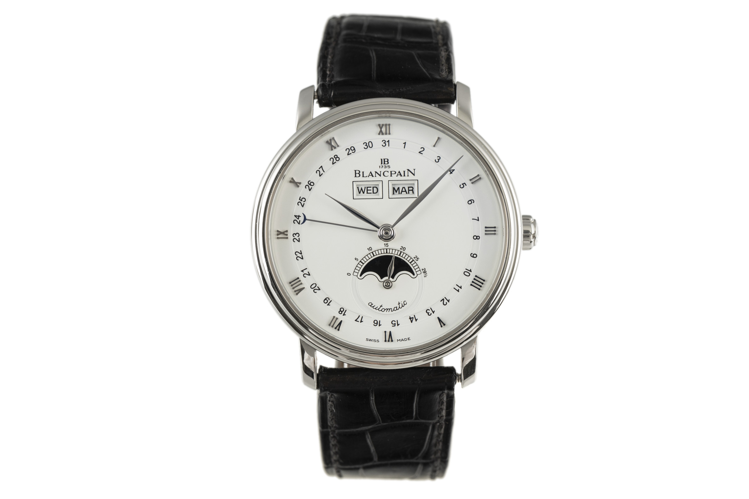Blancpain Villeret steel automatic Kal. 6763 Ref. 6263