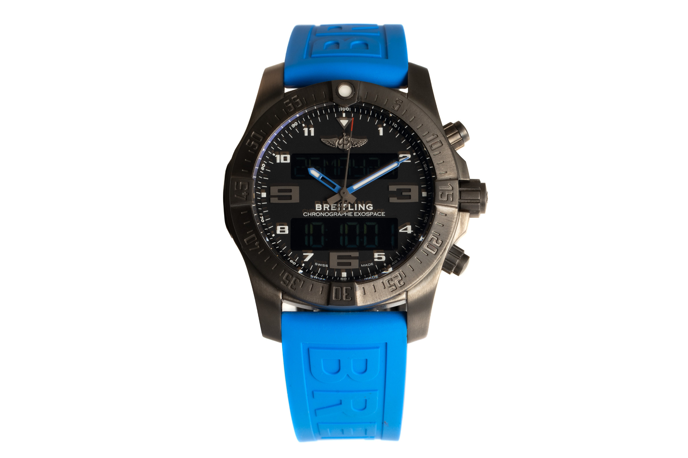 Breitling Exospace chronograph titanium quartz Kal. B55 Ref. VB5510H2/BE45