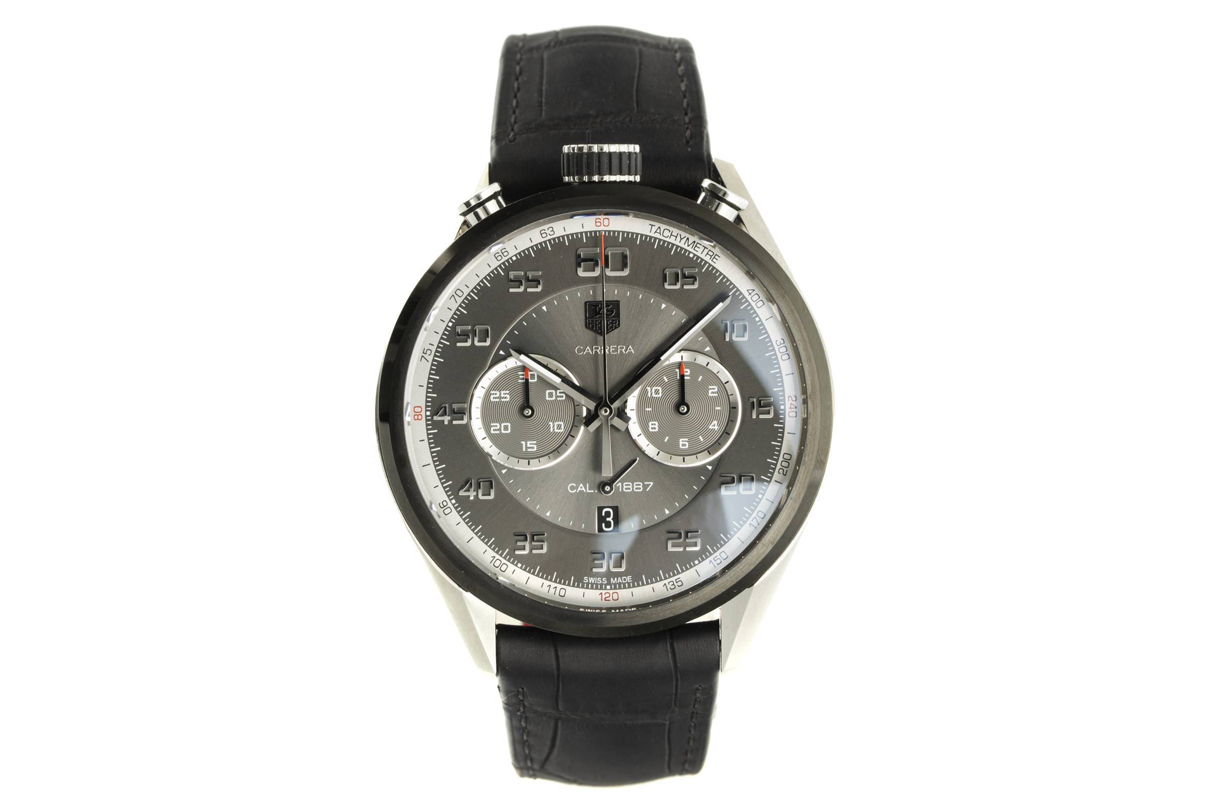 Tag Heuer Carrera chronograph steel / titanium automatic Kal. 1887 Ref. CAR2C12-0