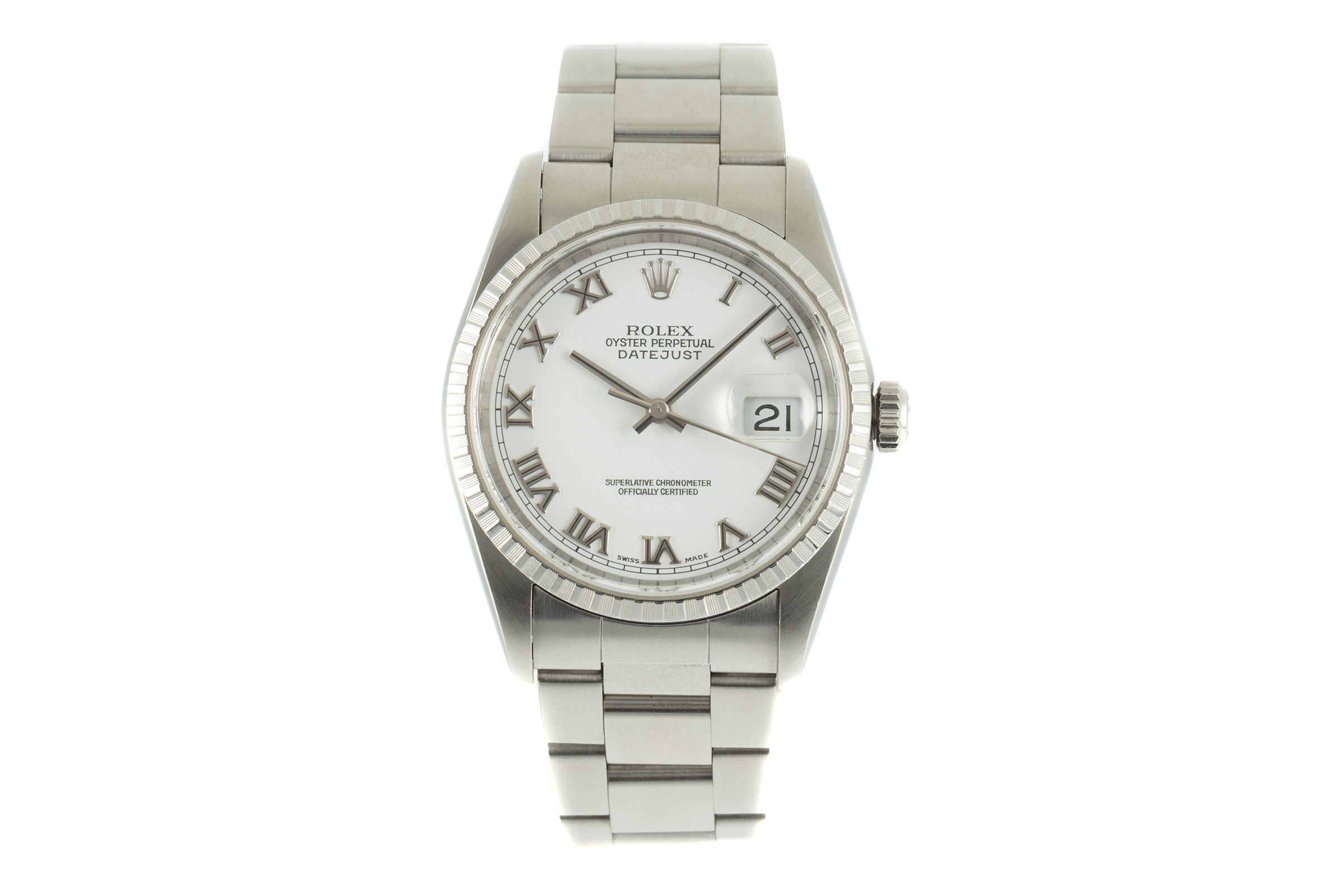 Rolex Datejust steel automatic Kal. 3135 Ref. 16220