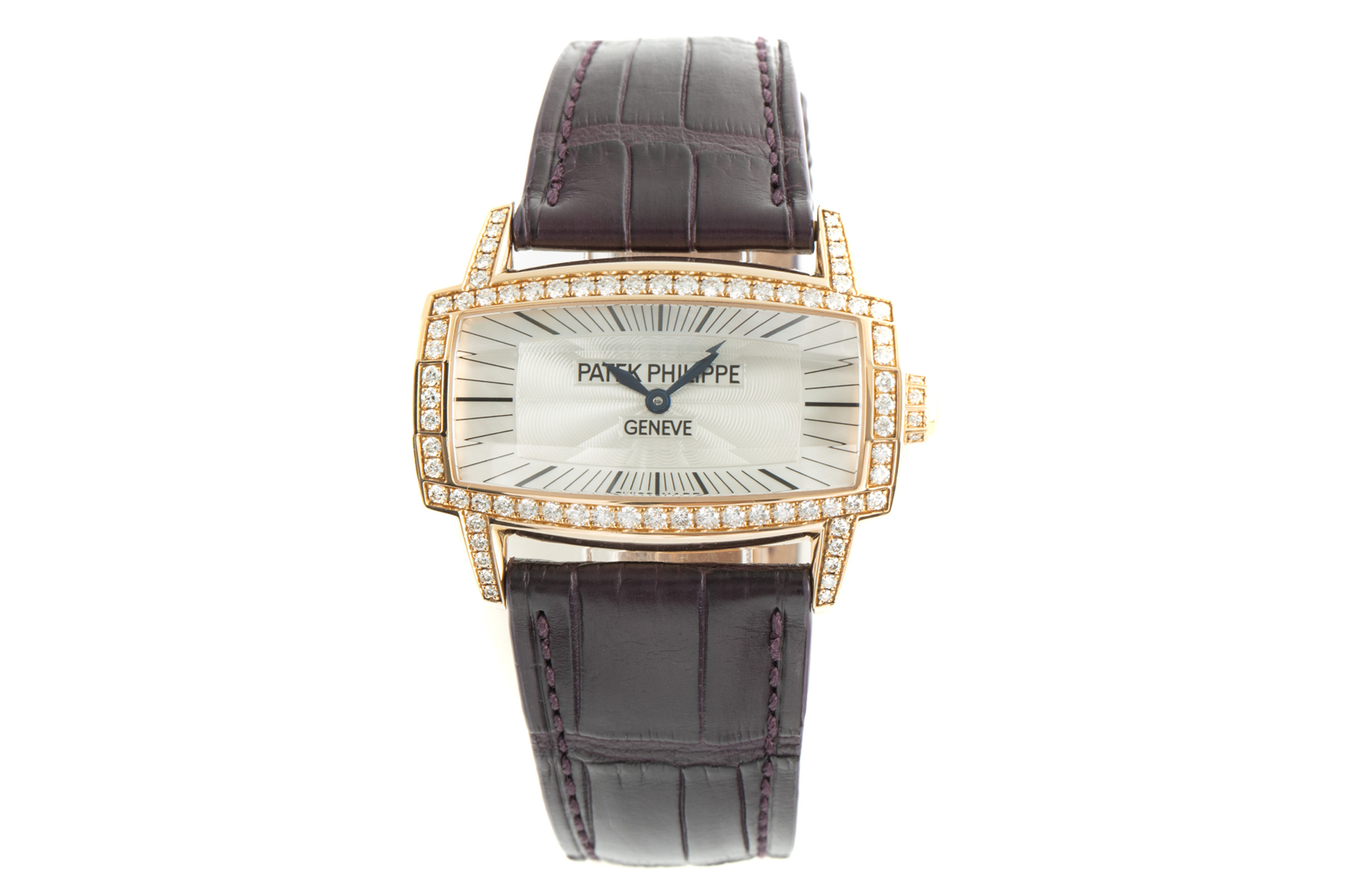 Patek Philippe Gondolo 18 ct red gold quartz Kal. E15 Ref. 4981