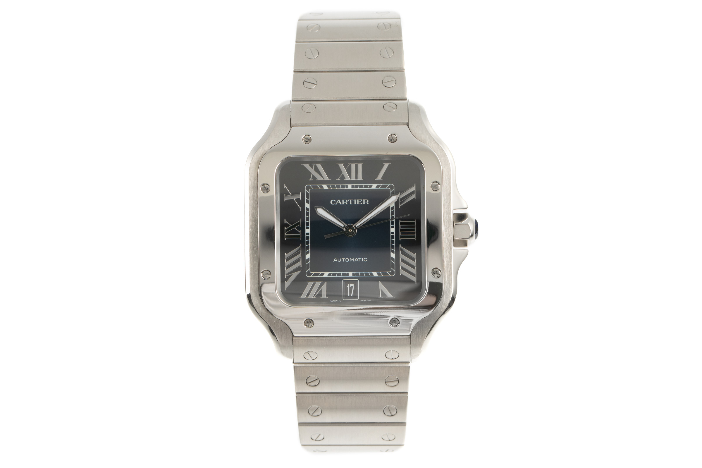 Cartier Santos steel automatic Kal. 1847 Ref. WSSA0030, 4072