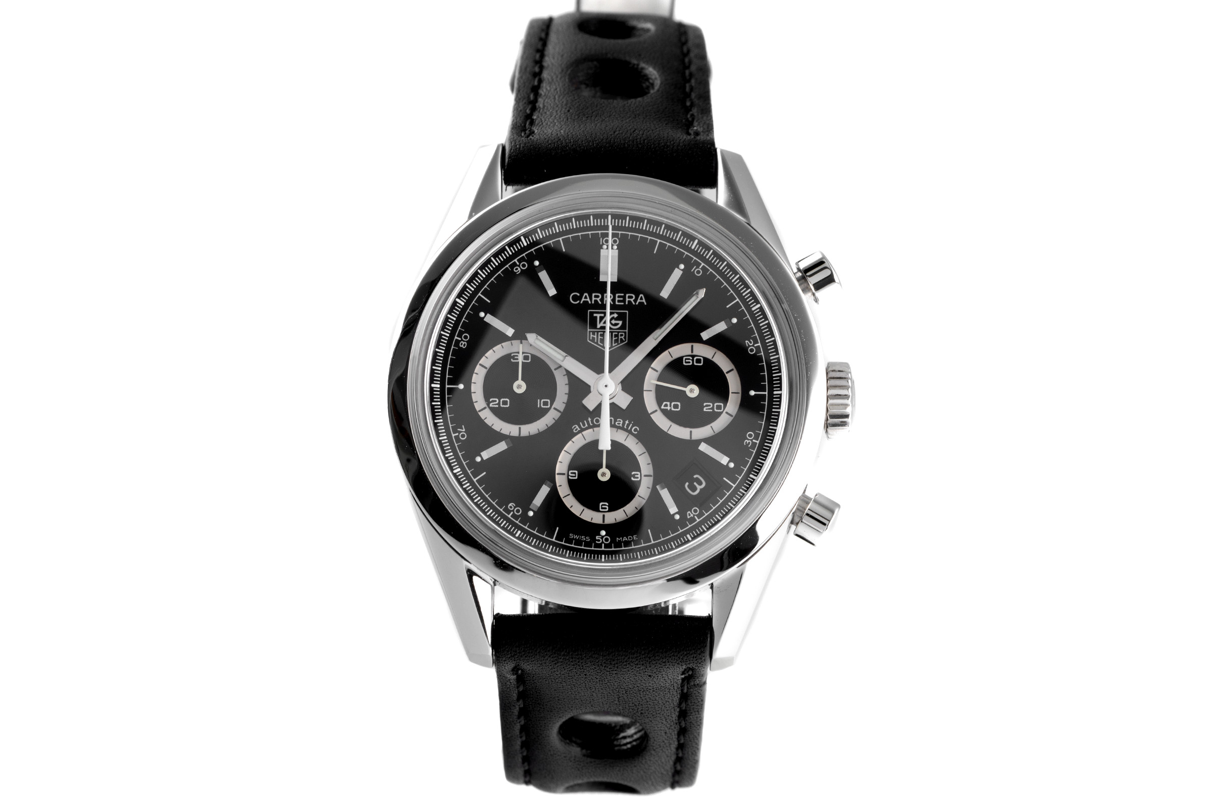 Tag Heuer Carrera chronograph steel automatic Kal. 17 Ref. CV2113-0