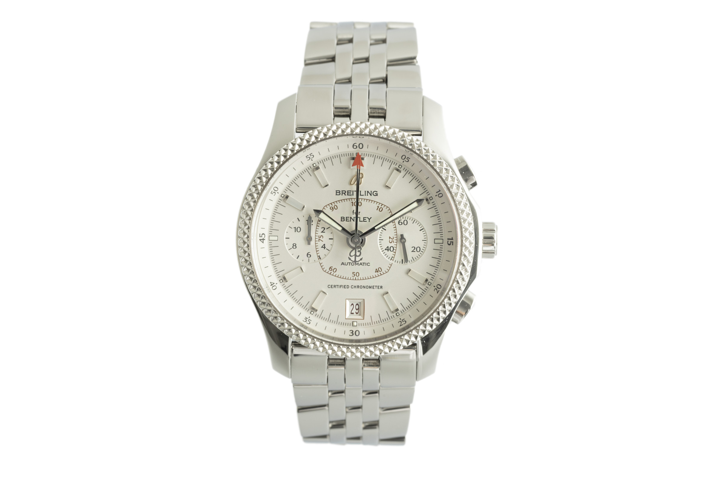 Breitling Bentley chronograph steel / platinium automatic Ref. P26362