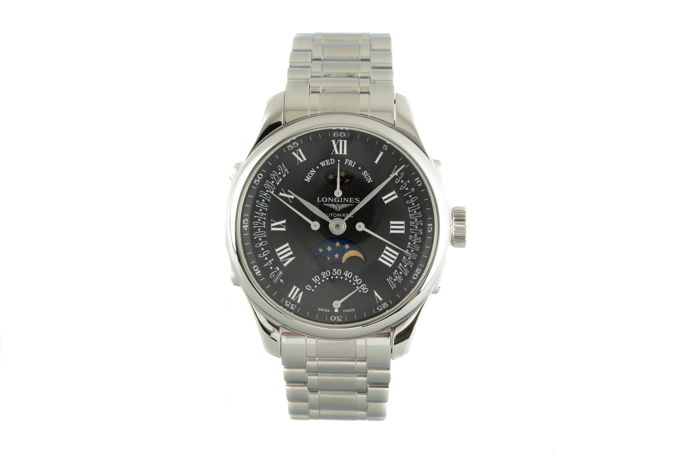 Longines Master Collection chronograph steel automatic Kal. L707.2 Ref. L2.738.4
