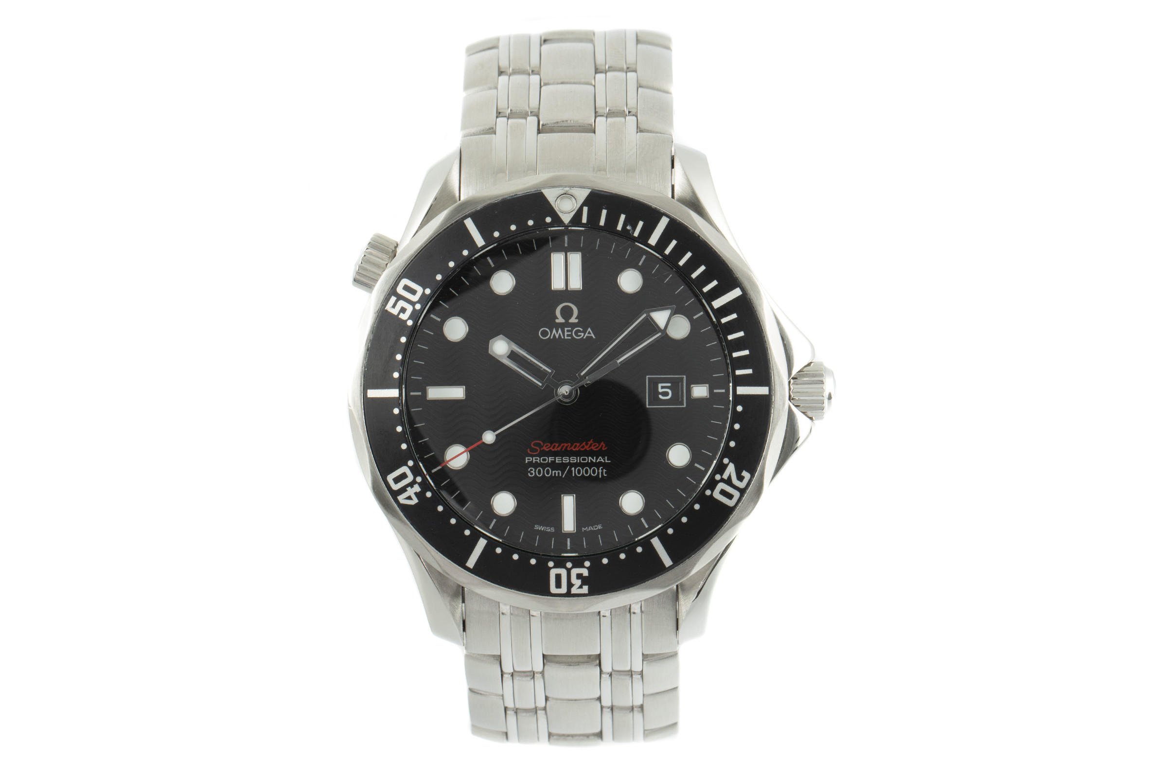 Omega Seamaster steel quartz Kal. 1538 Ref. 196.1507, 212.30.41.61.01.001