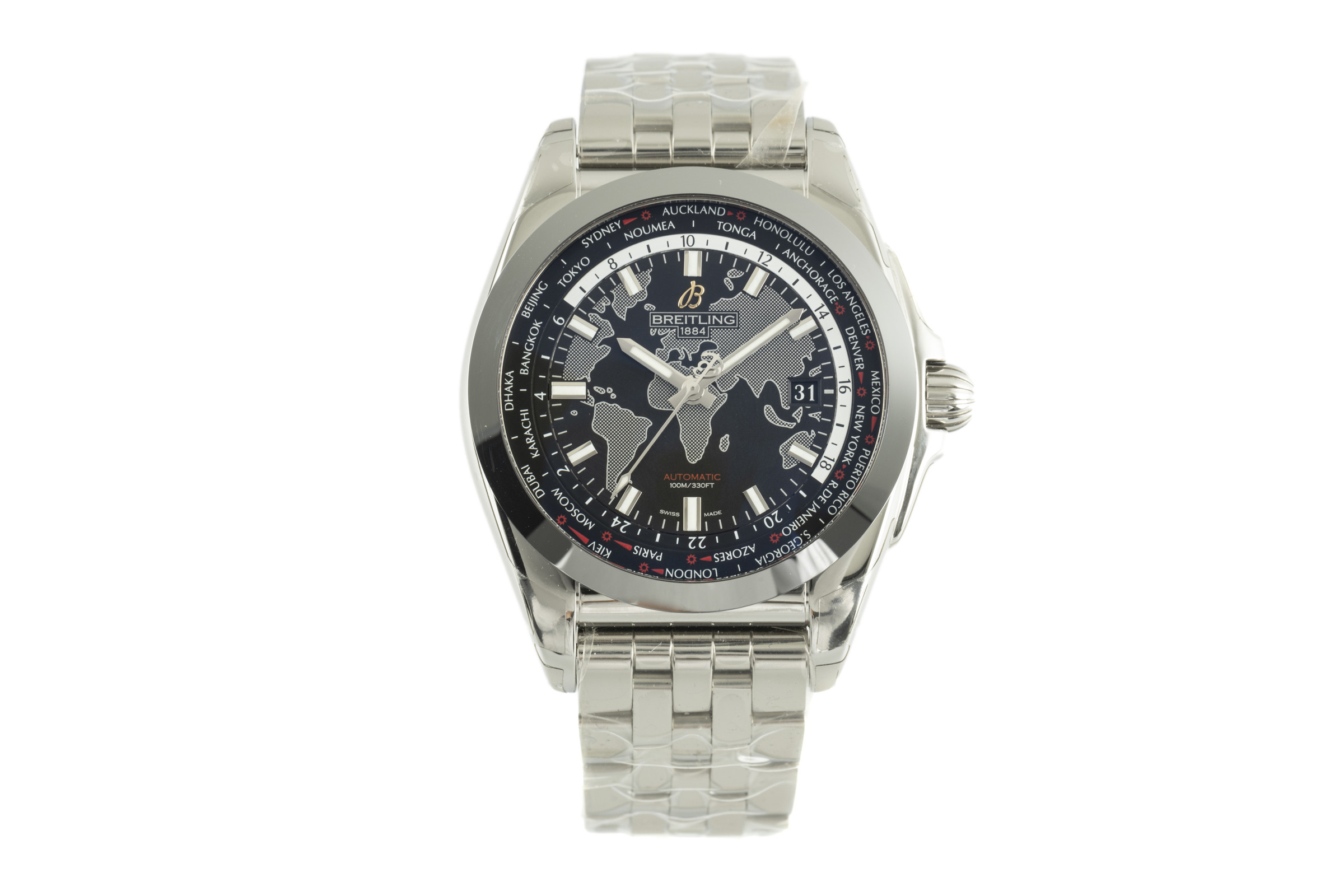 Breitling Galactic steel automatic Kal. B35 Ref. WB3510