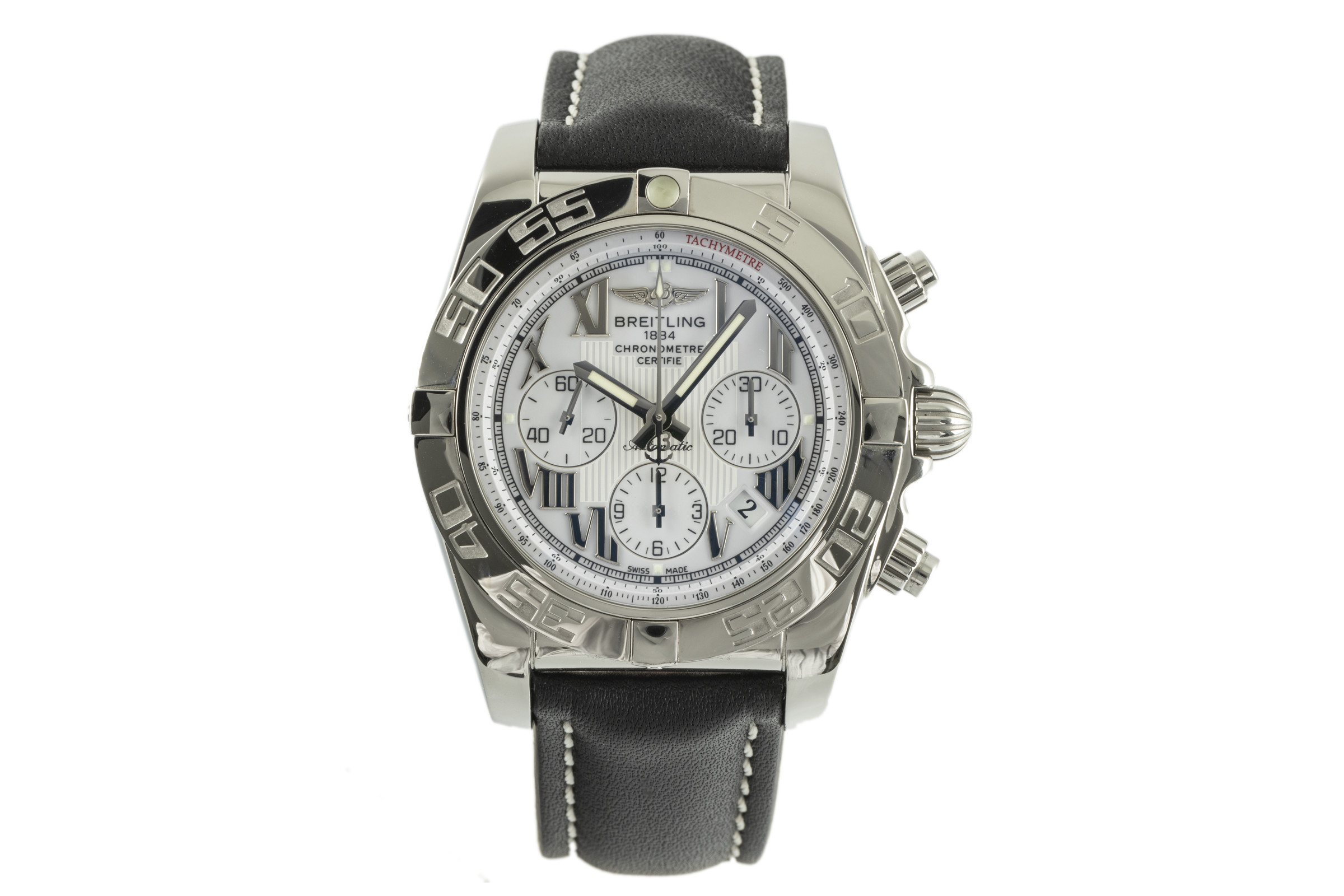 Breitling Chronomat 44 chronograph steel automatic Kal. B01 Ref. AB0110