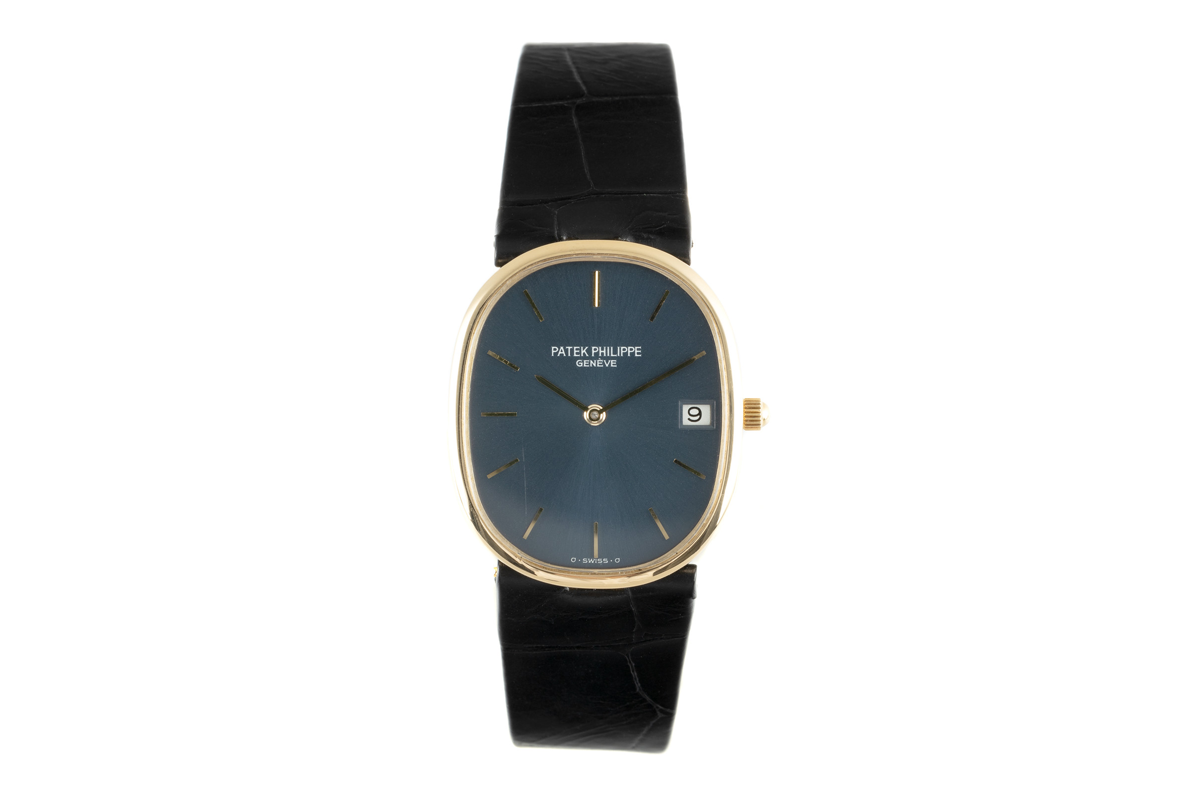 Patek Philippe Ellipse 18 ct gold quartz Kal. E23C Ref. 3788