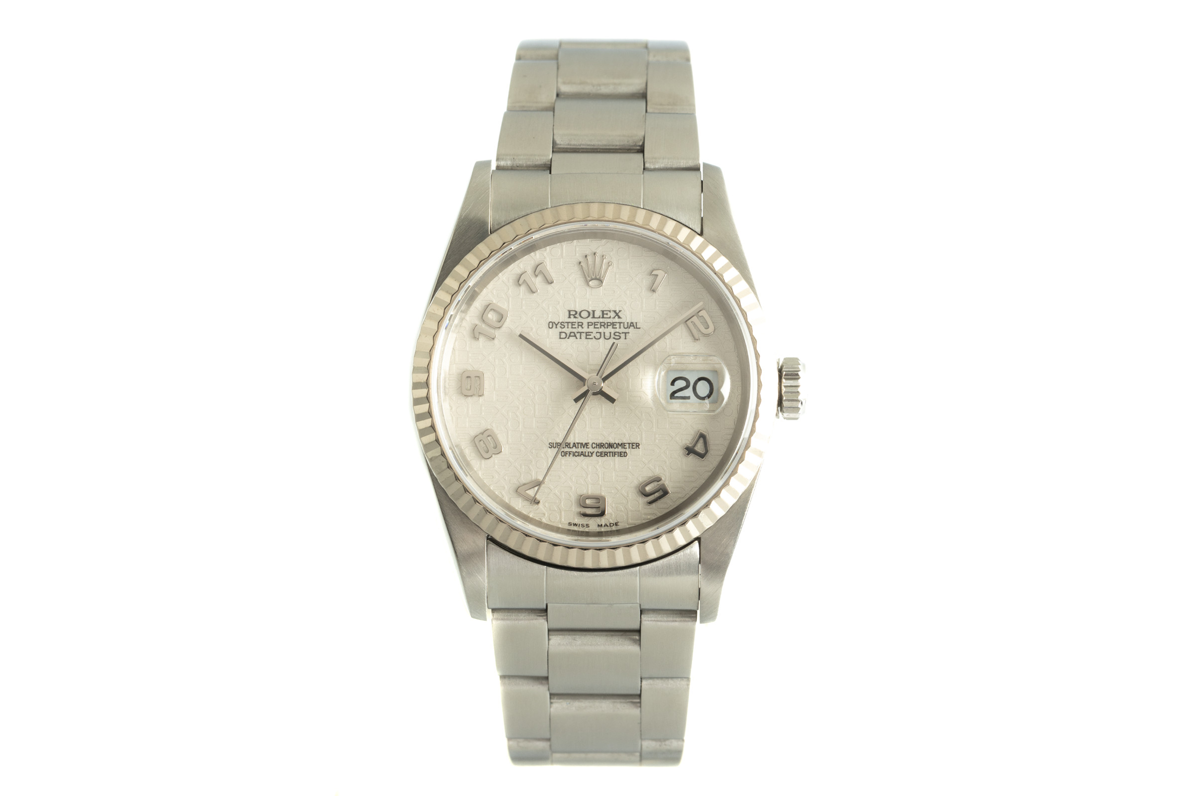 Rolex Datejust steel / white gold automatic Kal. 3135 Ref. 16234