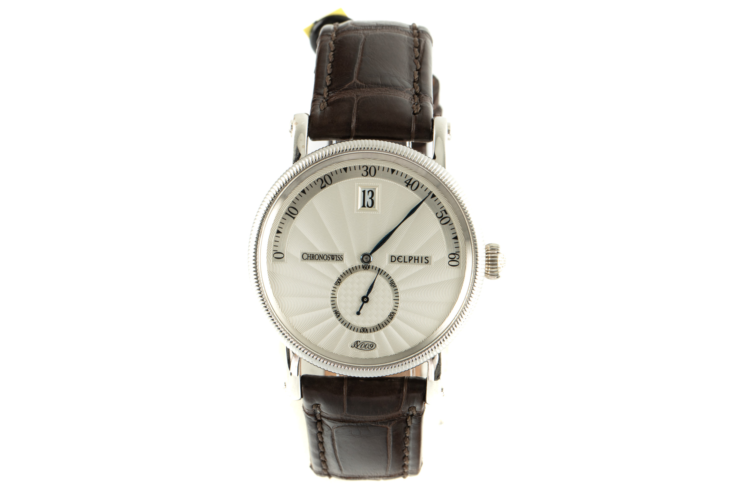 Chronoswiss Delphis 18 ct white gold automatic Kal. 124 Ref. CH1421W