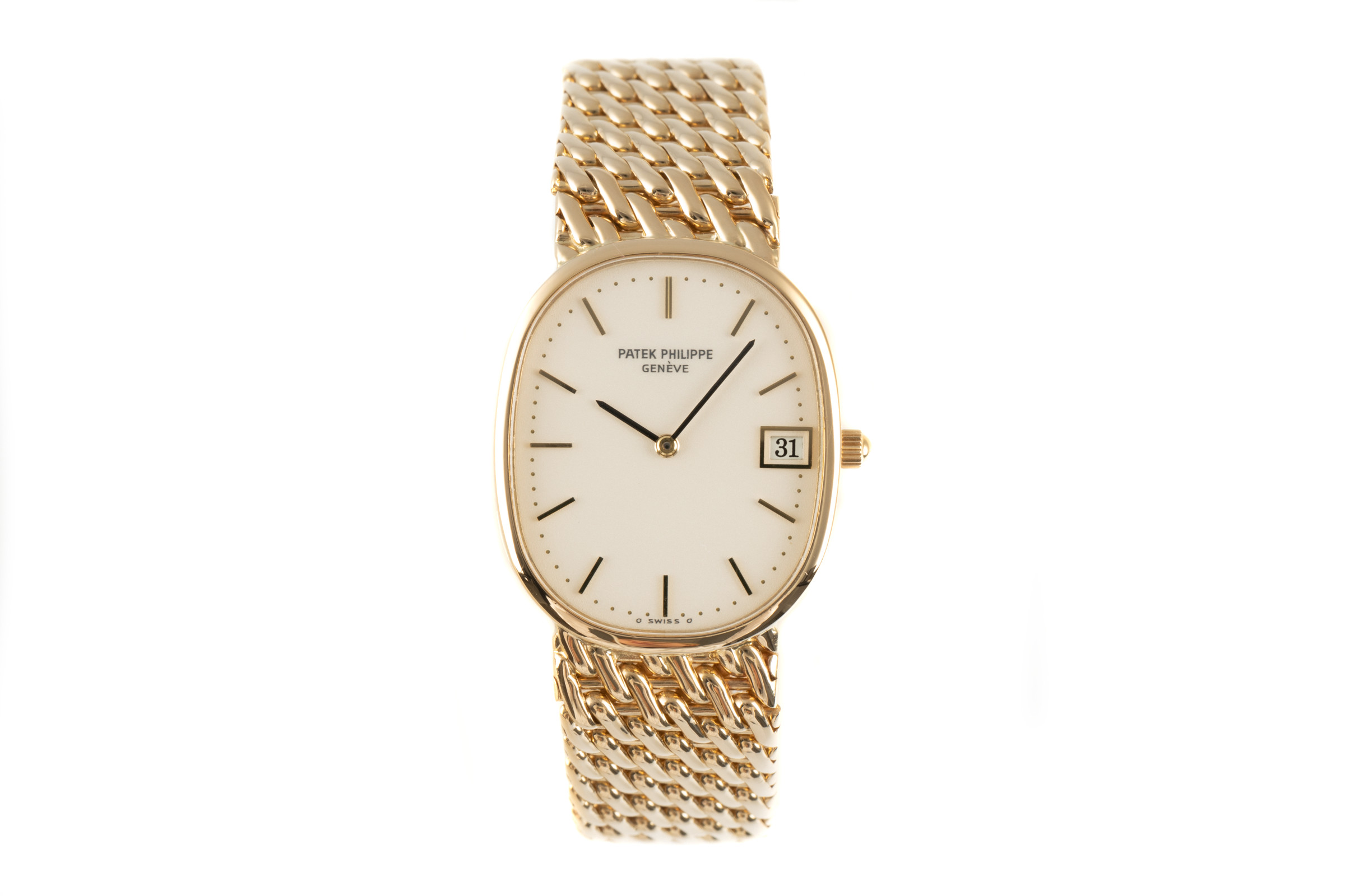 Patek Philippe Ellipse 18 ct gold quartz Kal. E23C Ref. 3788/17