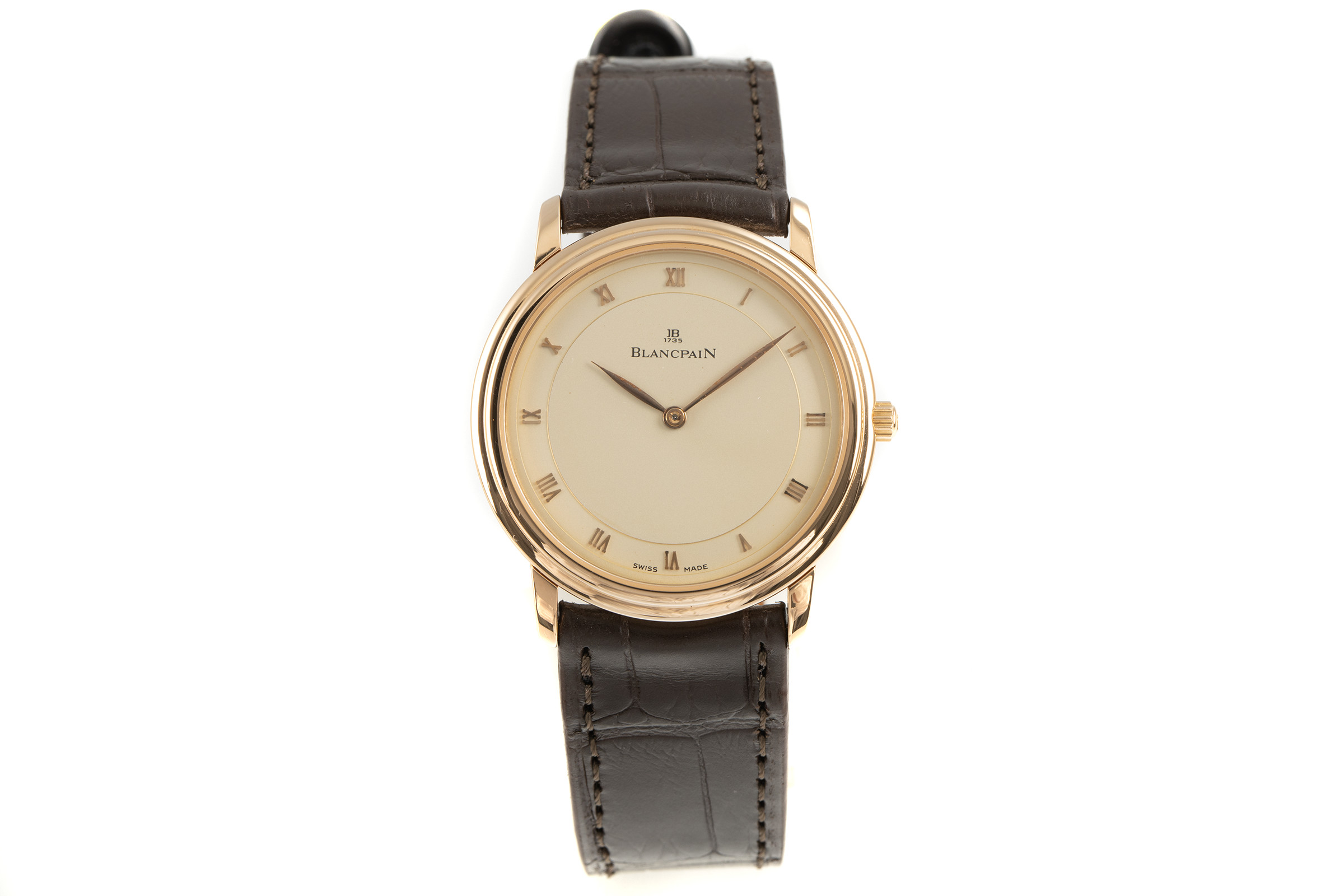 Blancpain Villeret 18 ct gold automatic Kal. 71 Ref. 0071-3342-55
