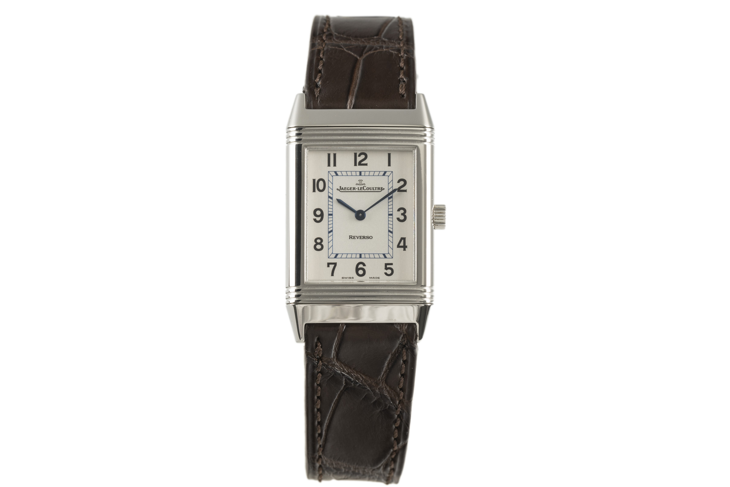 Jaeger-LeCoultre Reverso steel quartz Kal. 657 Ref. 252.8.47