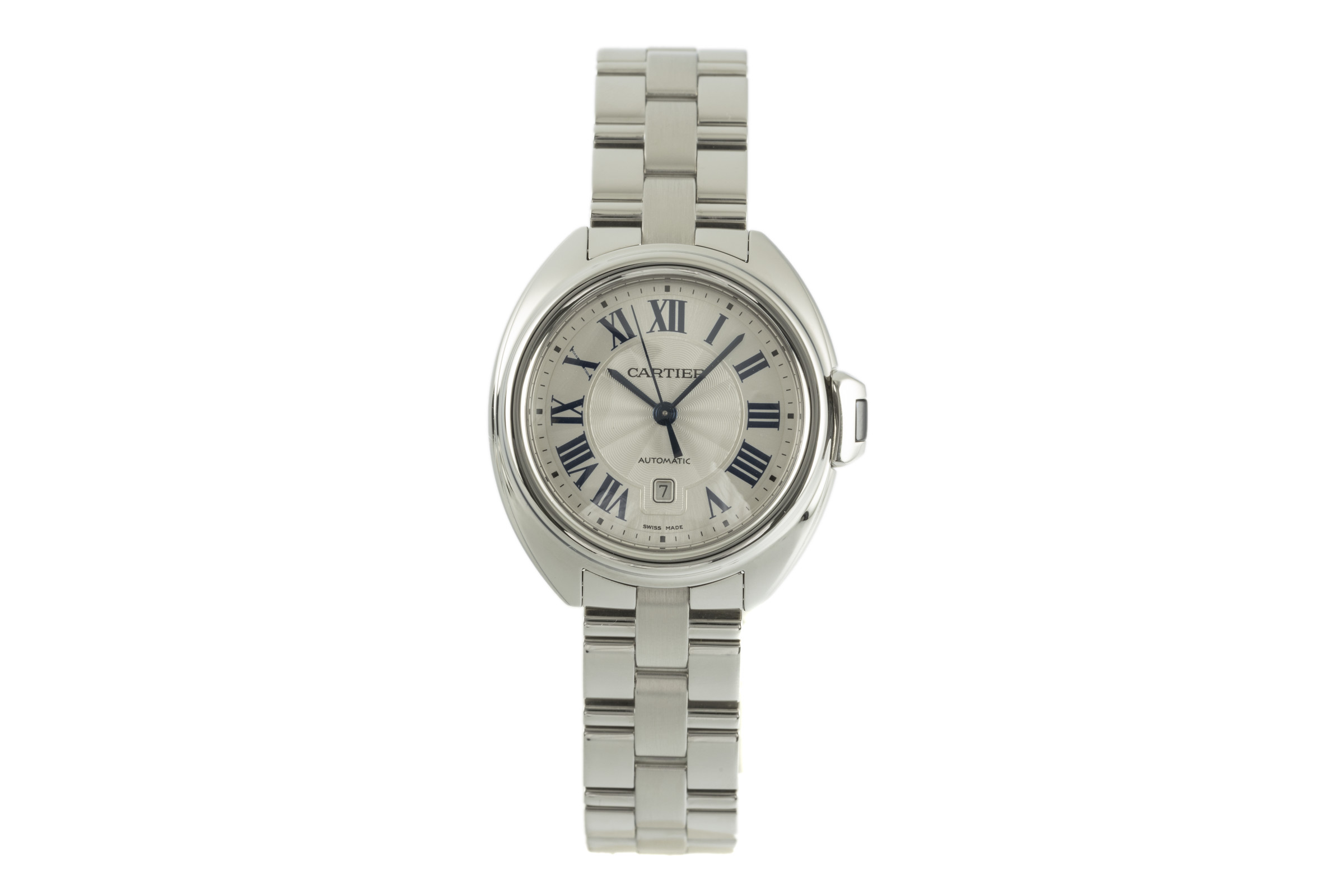 Cartier Cle steel automatic Kal. 077 Ref. WSCL0005, 3867