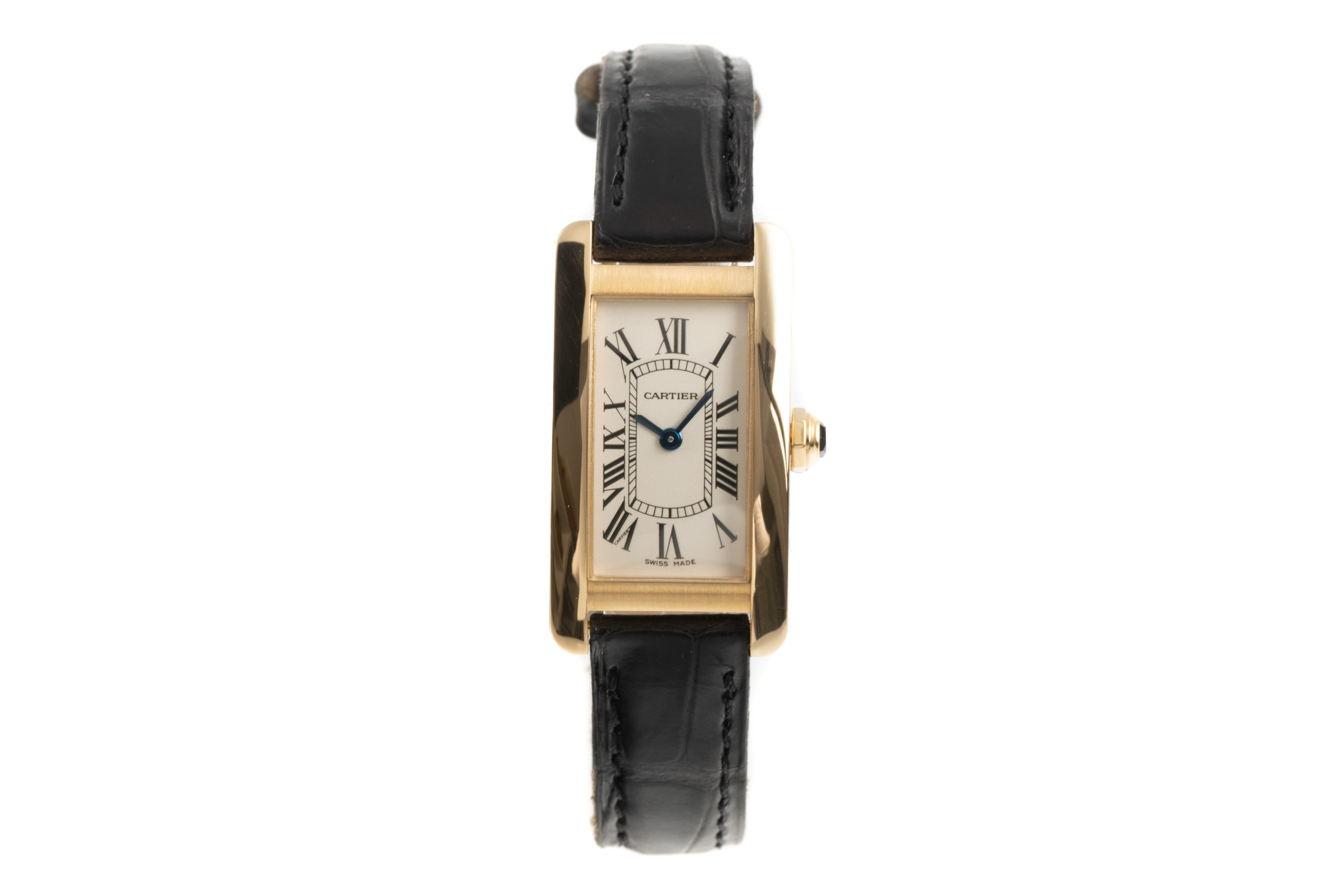 Cartier Tank Americaine 18 ct gold quartz Kal. 157 Ref. 2482