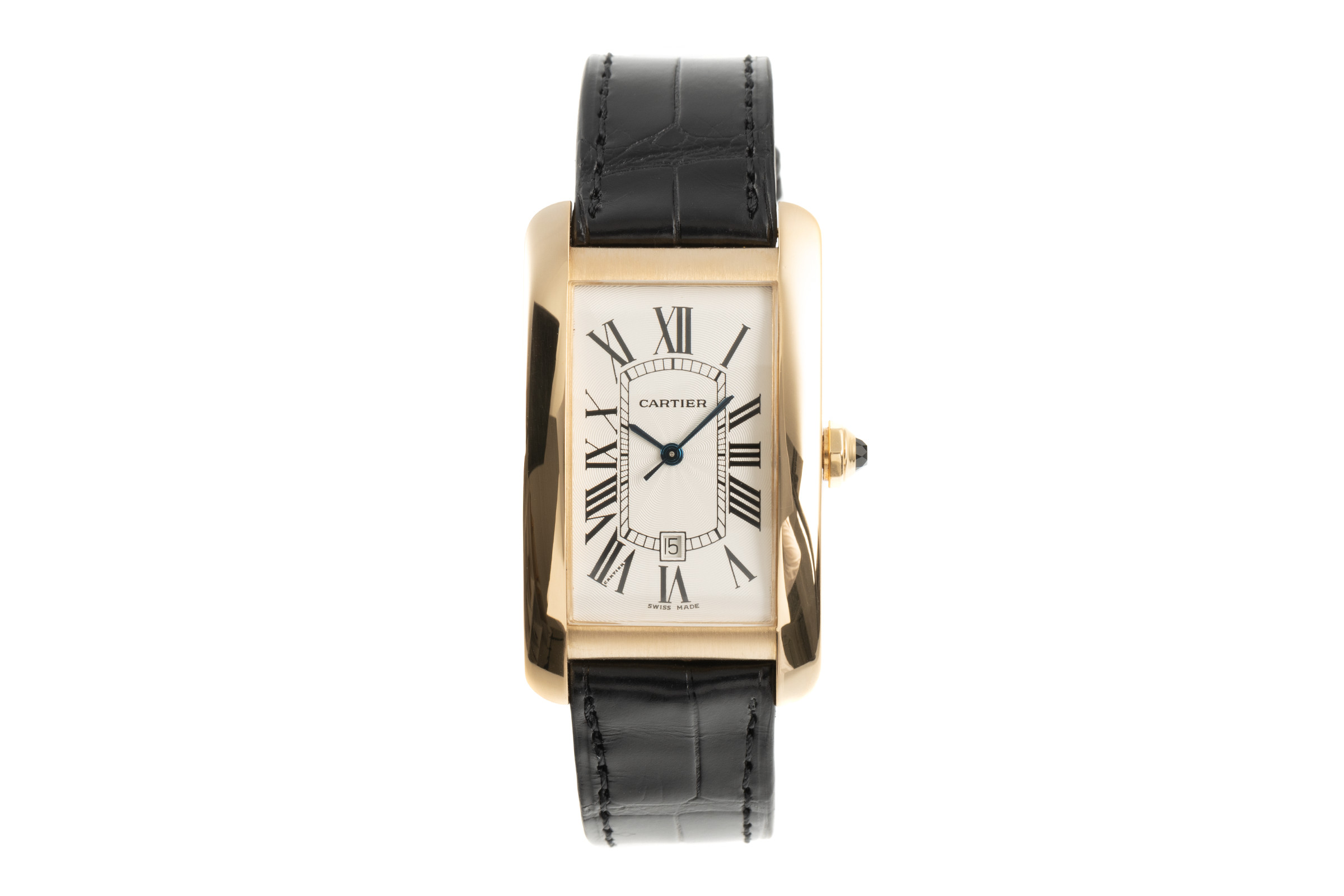 Cartier Tank Americaine 18 ct gold automatic Kal. 500MC Ref. 2329