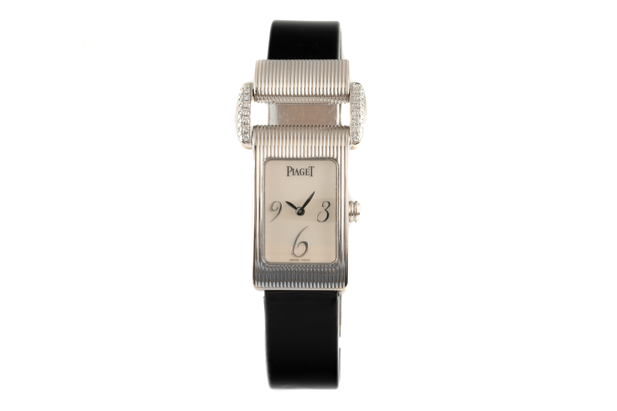 Piaget Protocol 18 ct white gold quartz Kal. 57P Ref. 5322