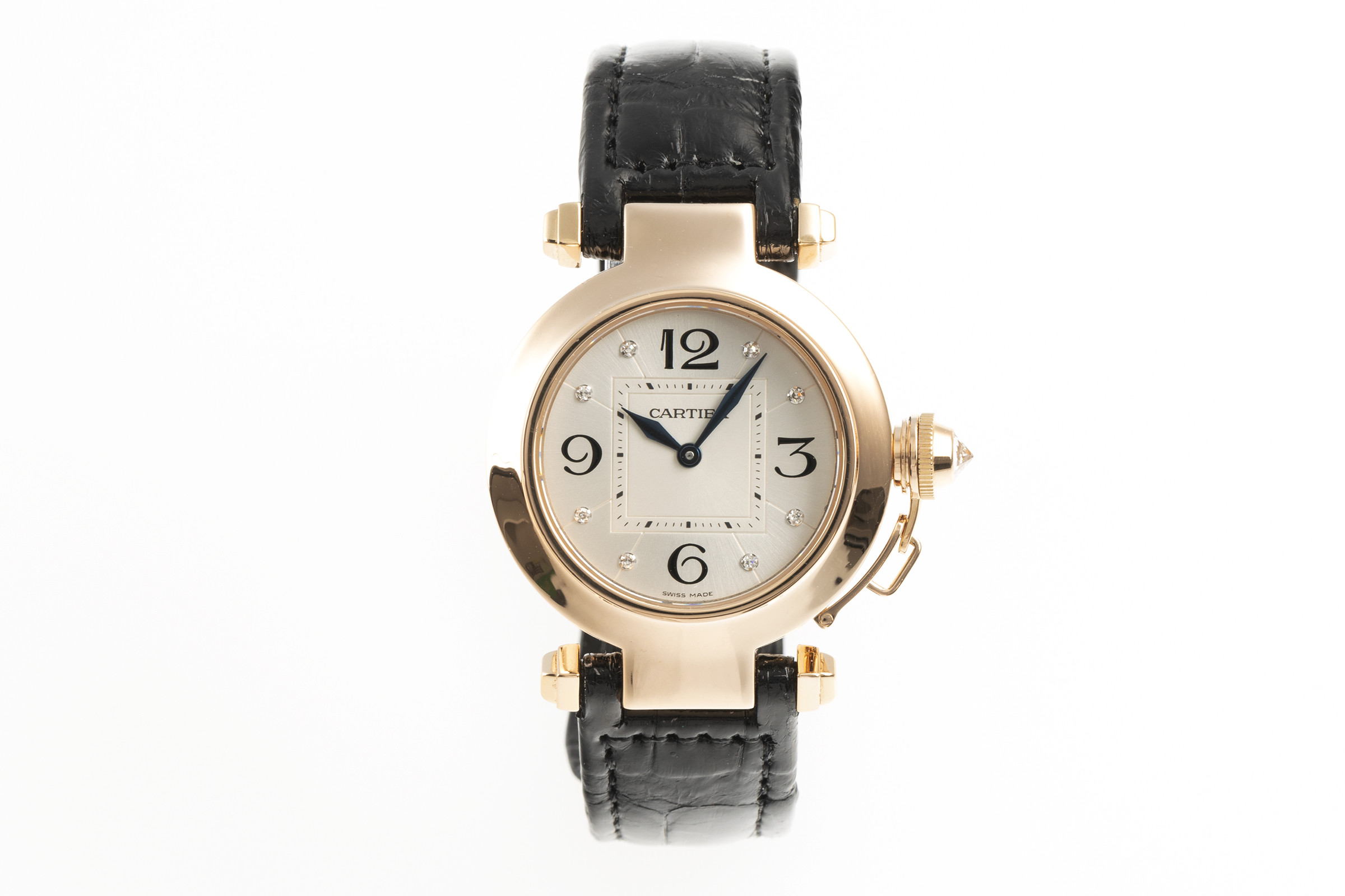 Cartier Pasha 18 ct red gold quartz Kal. 690 Ref. 2812