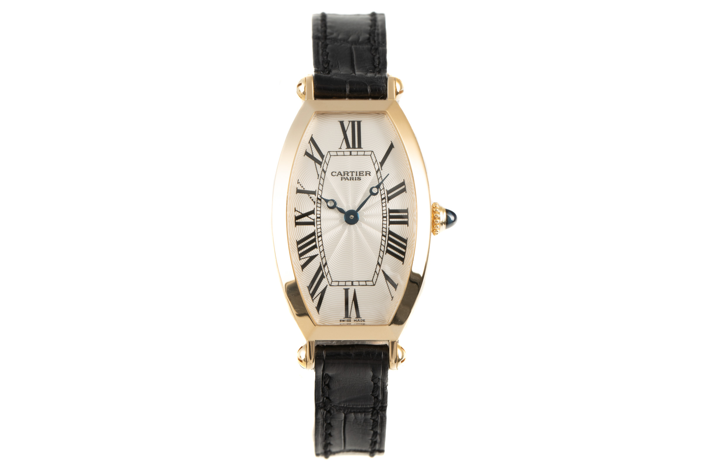 Cartier Tonneau 18 ct gold manual winding Kal. 9770MC Ref. 2671