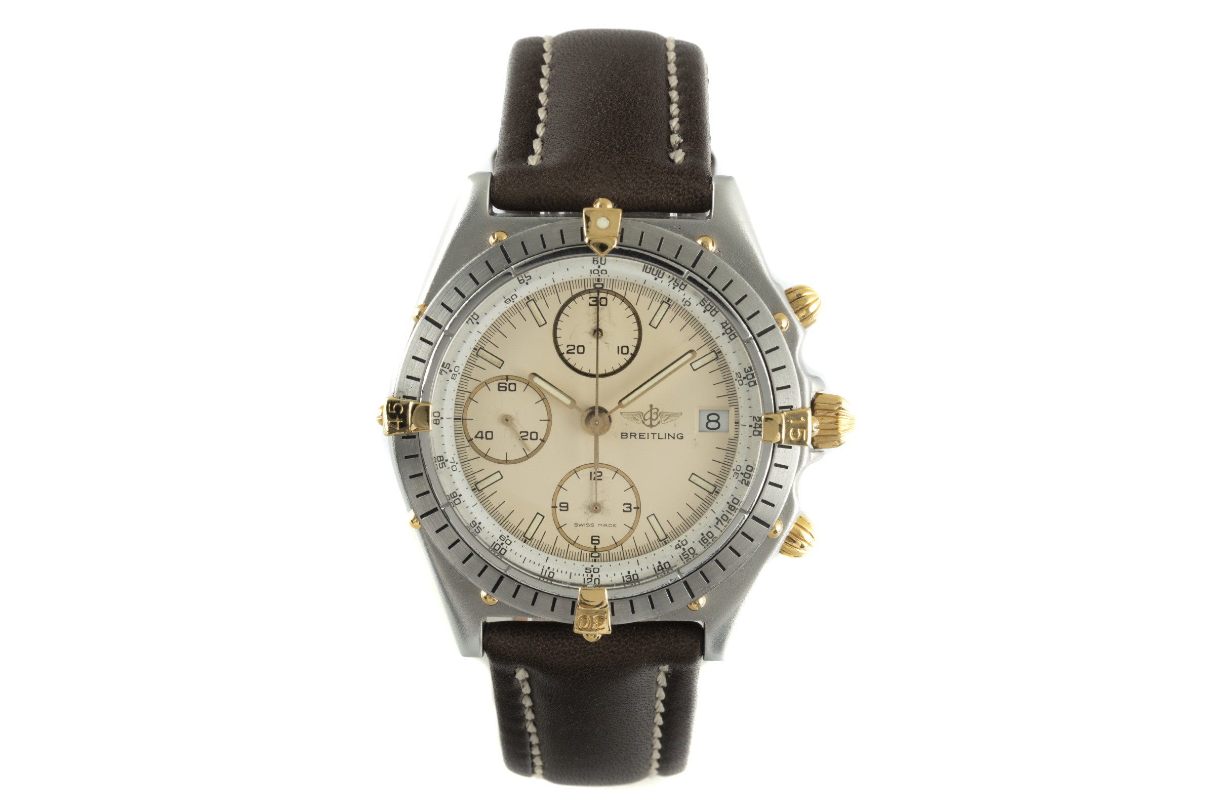 Breitling Chronomat chronograph steel / gold automatic Ref. A81950