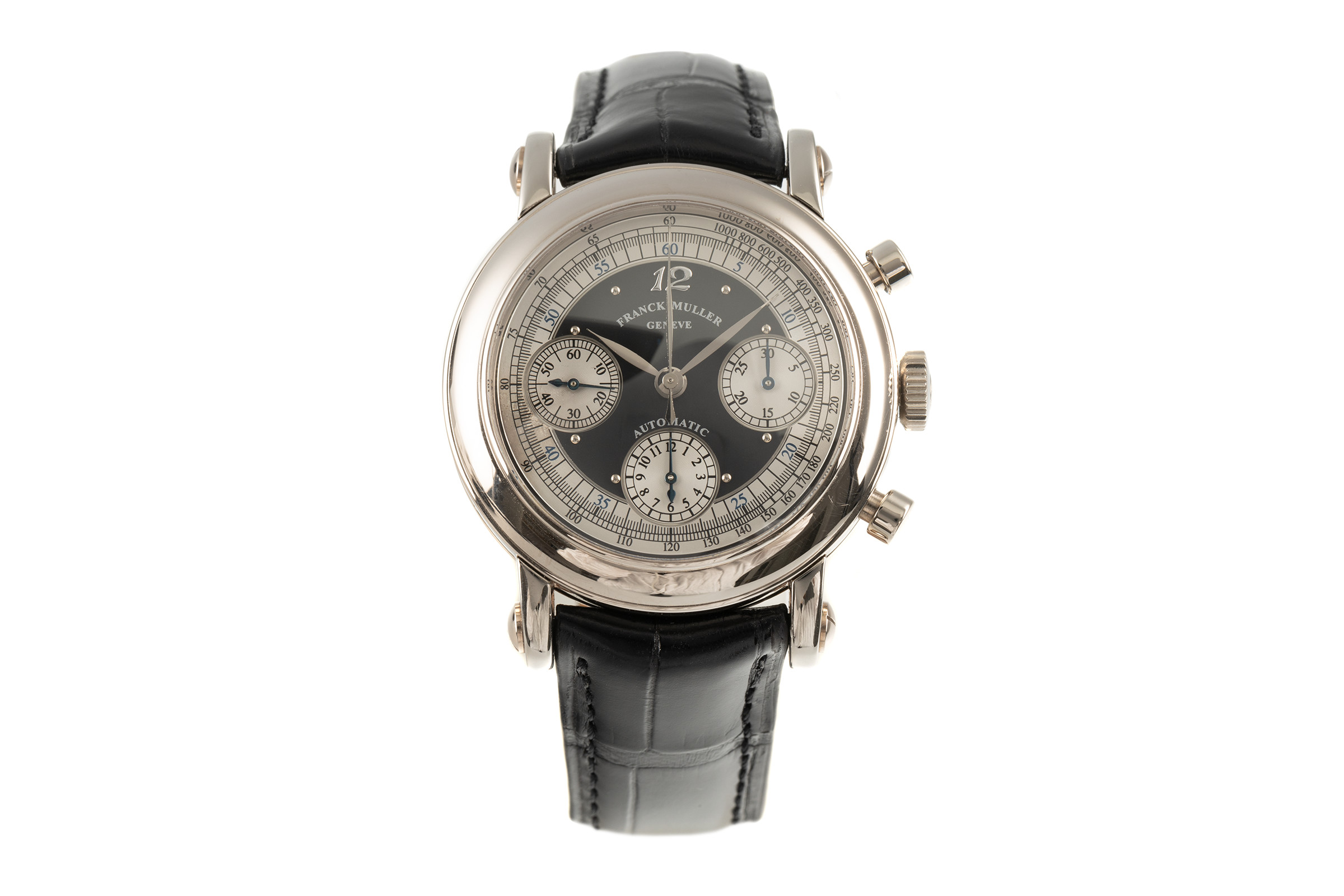 Franck Muller * chronograph 18 ct white gold automatic Kal. FM.7000 Ref. 7000CC