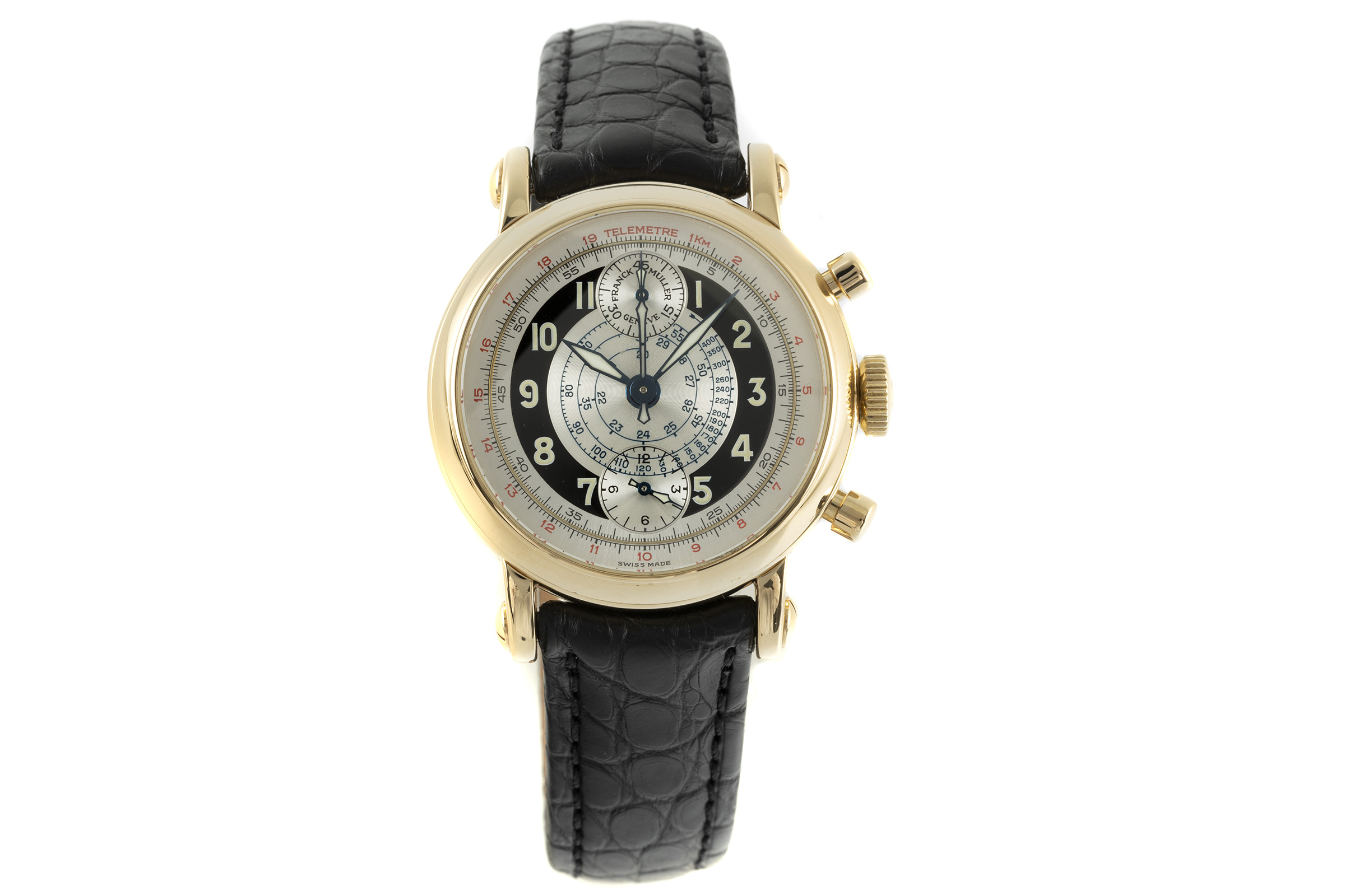 Franck Muller * chronograph 18 ct gold automatic Ref. 7000CCS3645