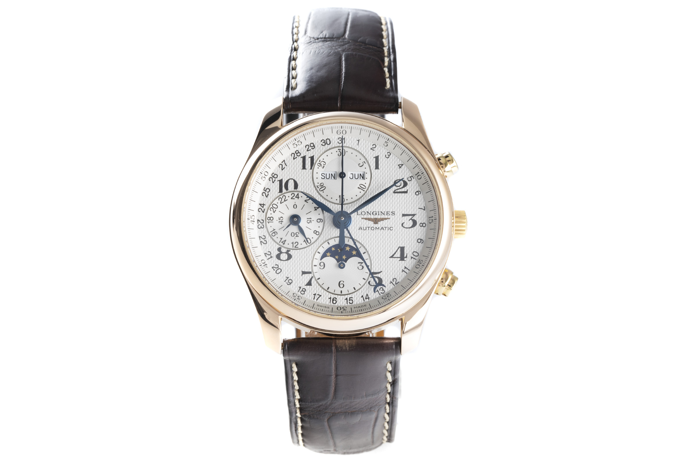 Longines Master Collection chronograph 18 ct red gold automatic Kal. L678.2 Ref. L2.673.8