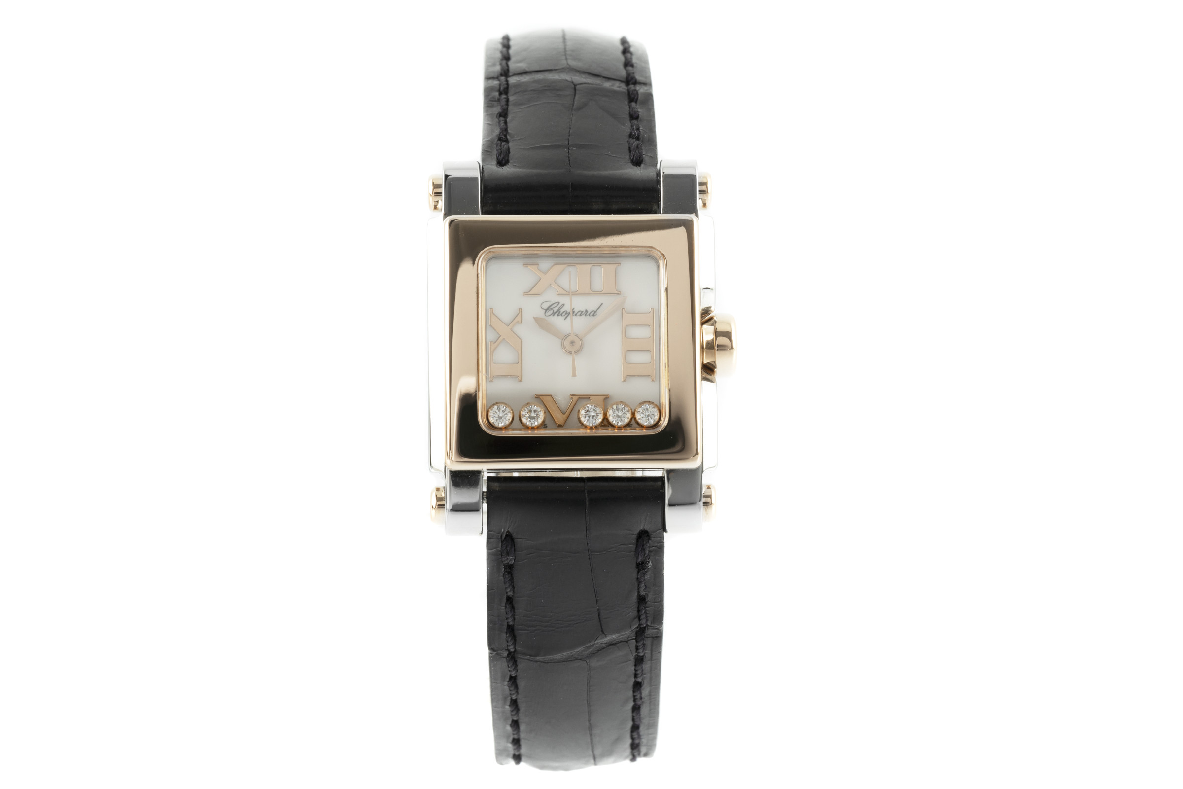 Chopard Happy Sport steel / gold quartz Ref. 8516