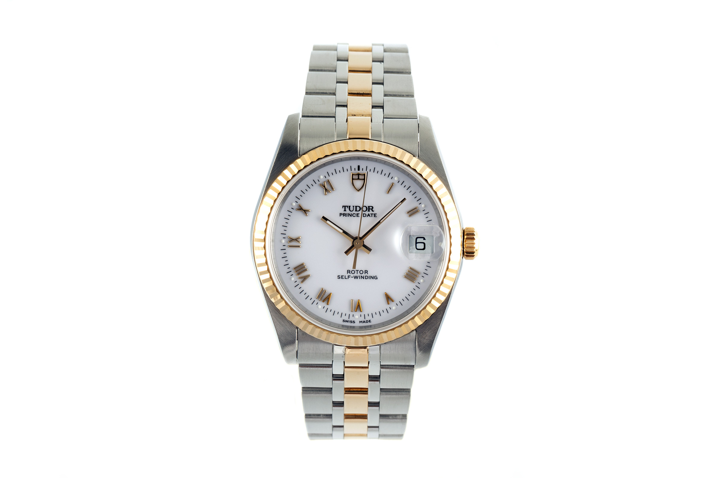 Tudor Prince Date steel / gold automatic Ref. 74033