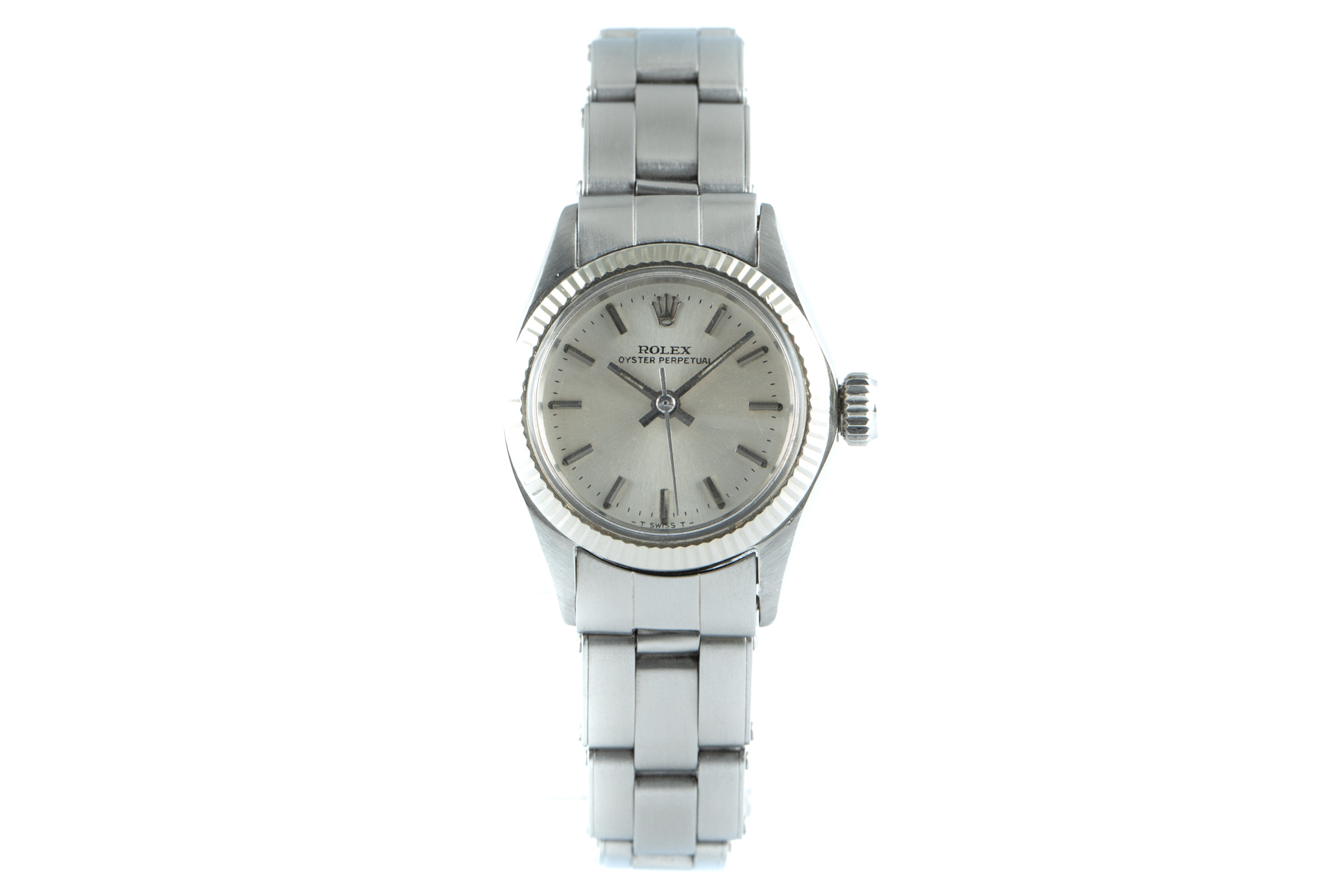 Rolex Oyster Perpetual steel / white gold automatic Kal. 1161 Ref. 6619 VINTAGE