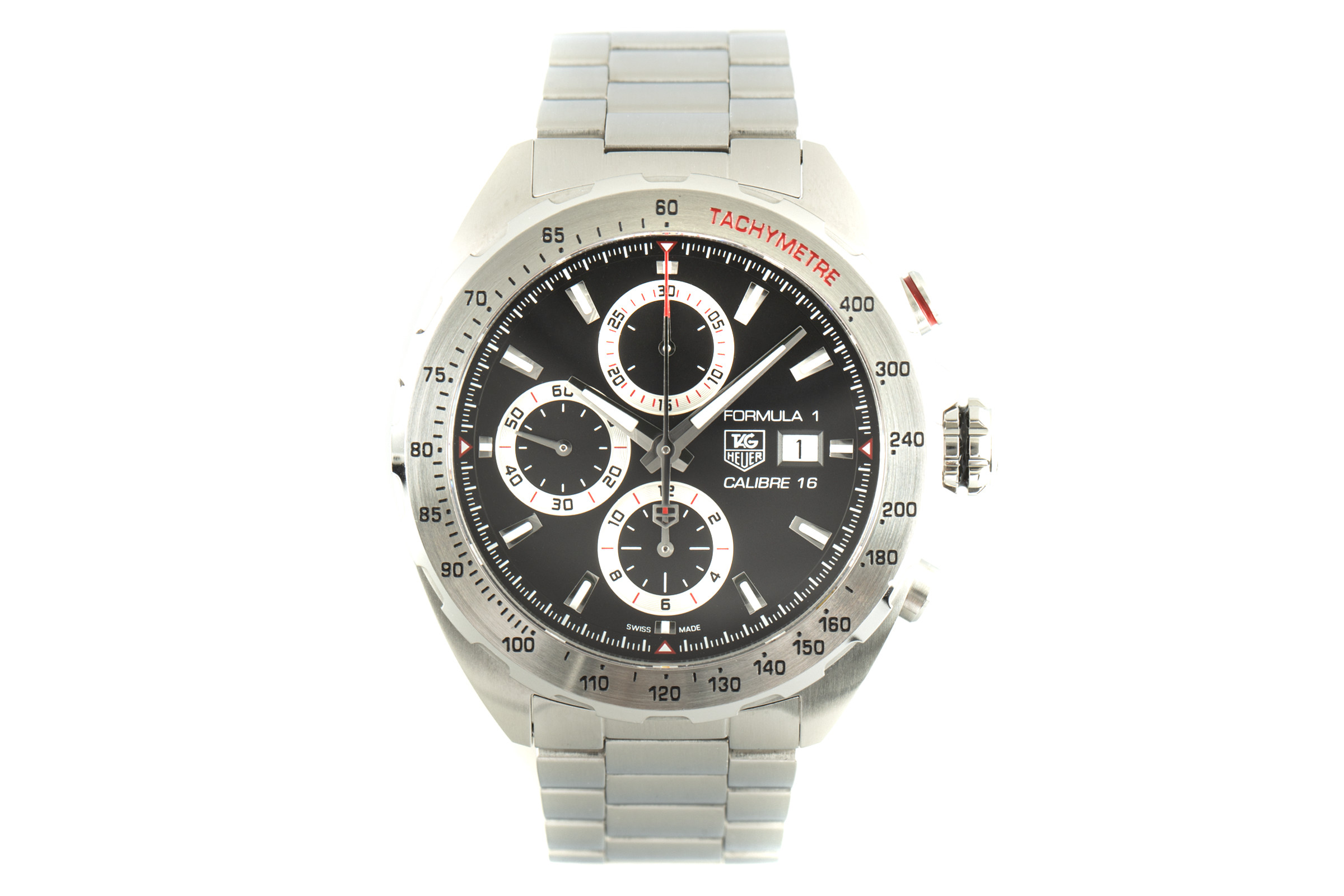 Tag Heuer Formula 1 chronograph steel automatic Kal. 16 Ref. CAZ2010-0