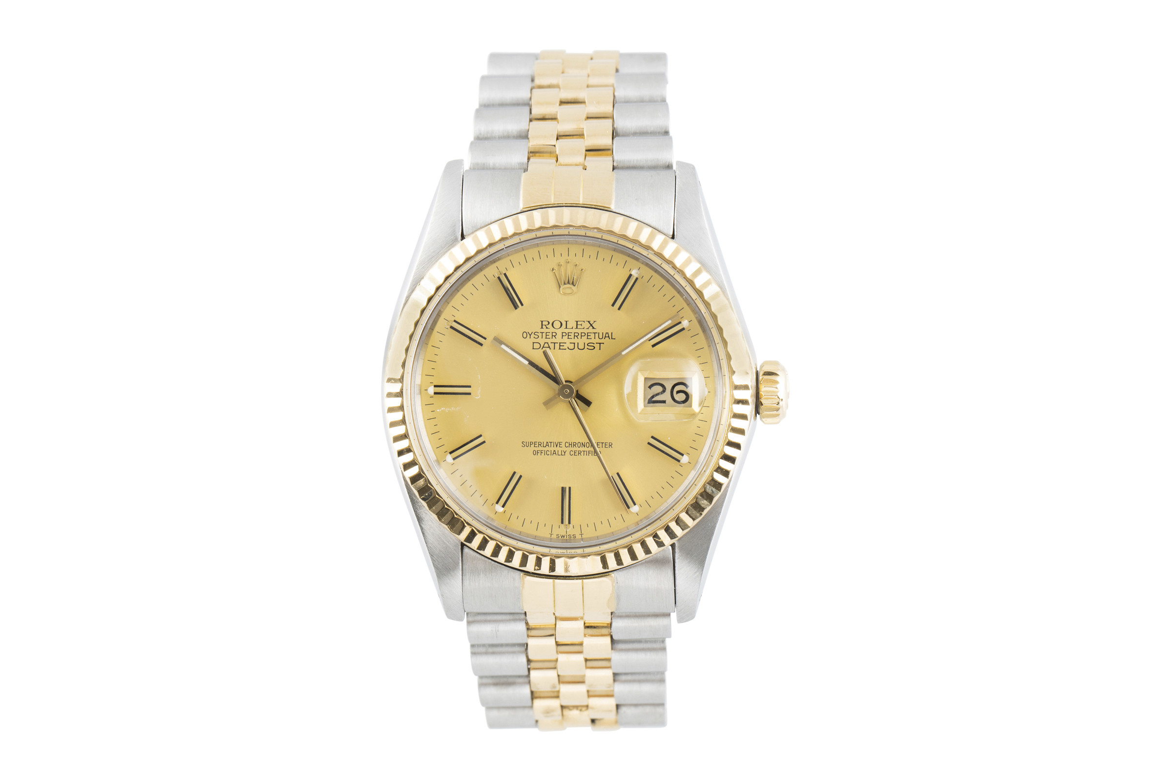 Rolex Datejust steel / gold automatic Kal. 3035 Ref. 16013