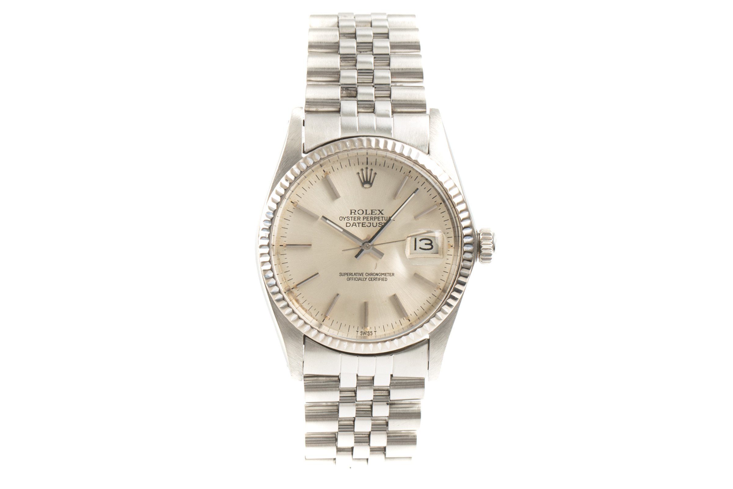 Rolex Datejust steel / white gold automatic Kal. 3035 Ref. 16014