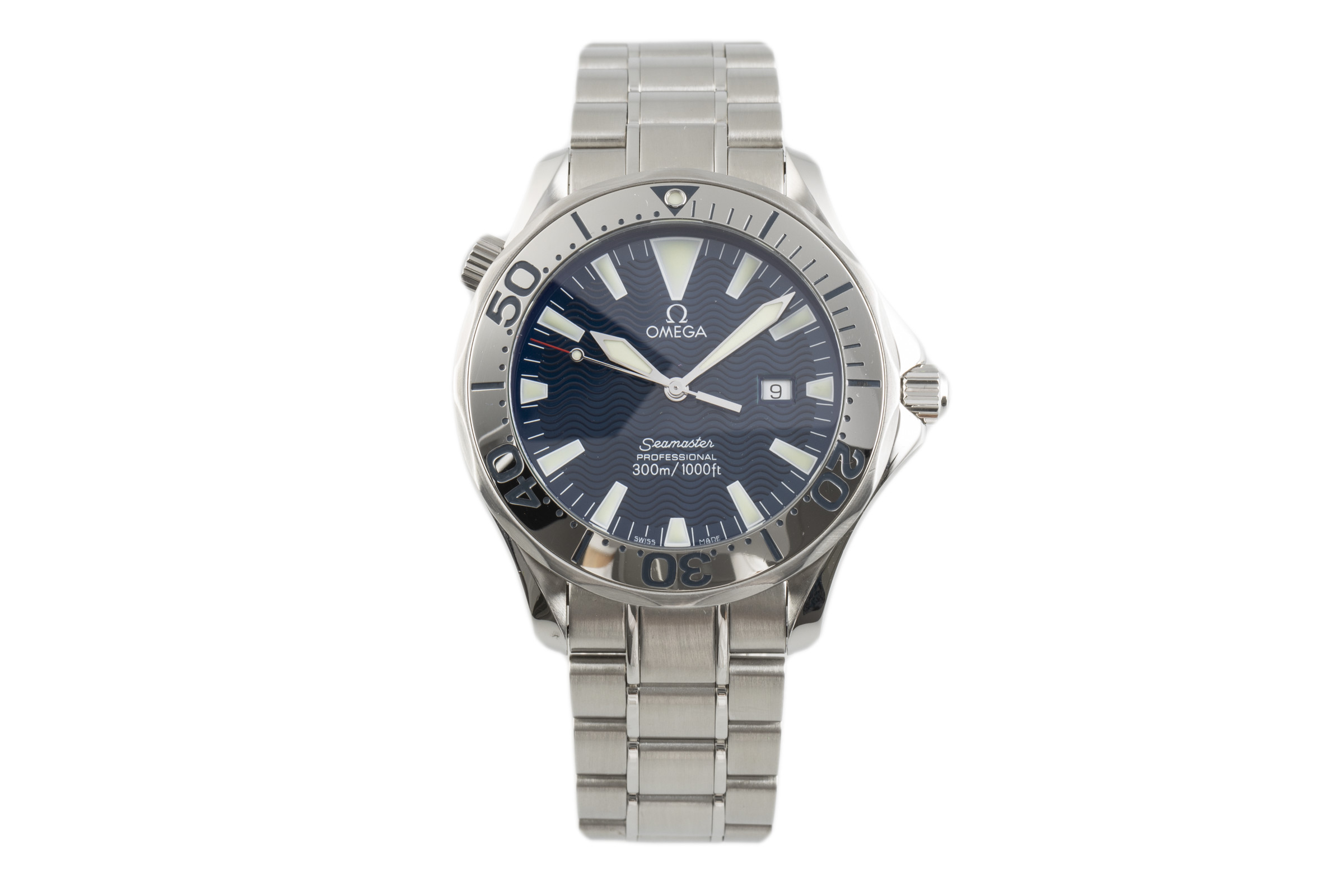 Omega Seamaster steel quartz Kal. 1538 Ref. 2265.80.00