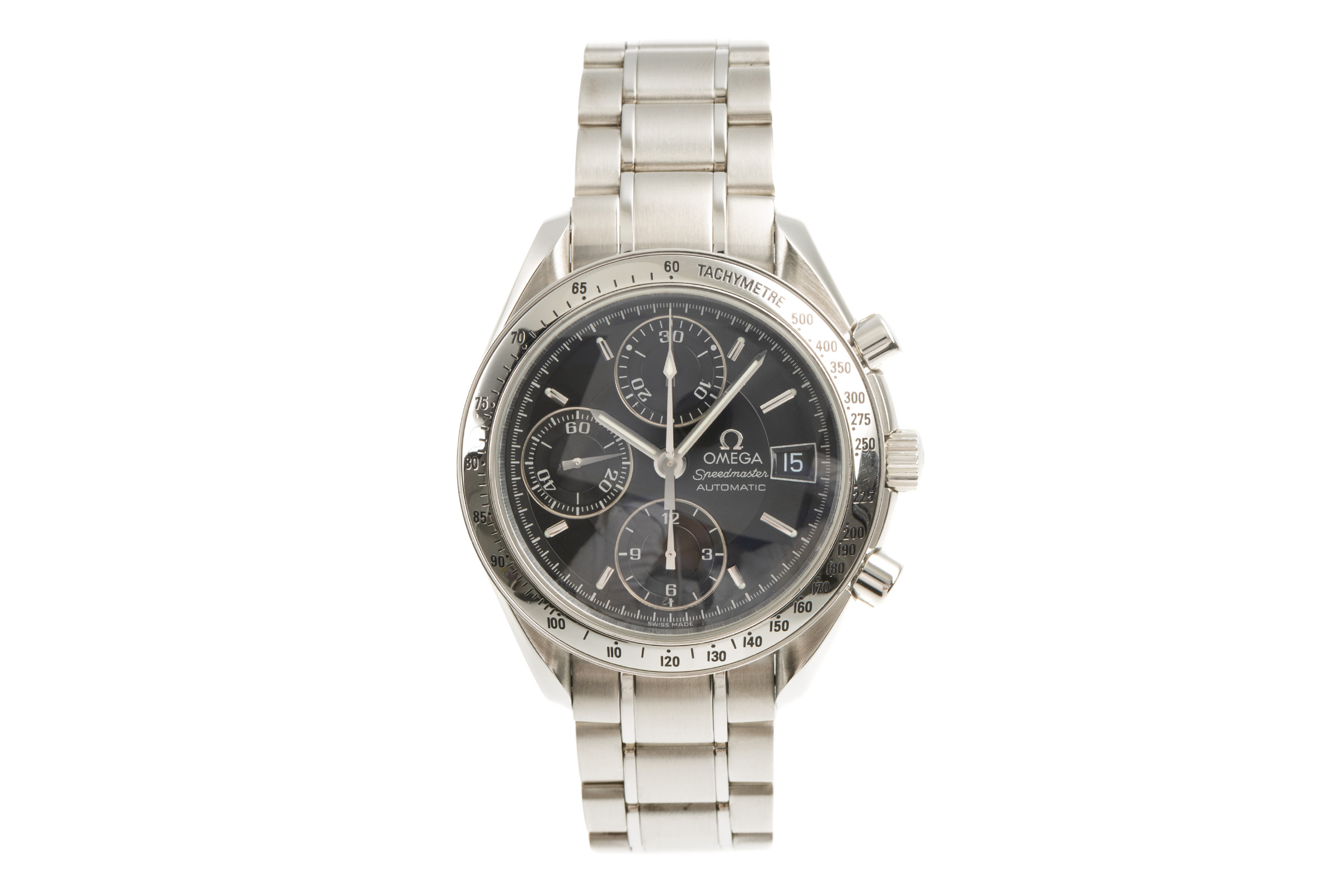 Omega Speedmaster Date chronograph steel automatic Kal. 1152 Ref. 3513.50.00
