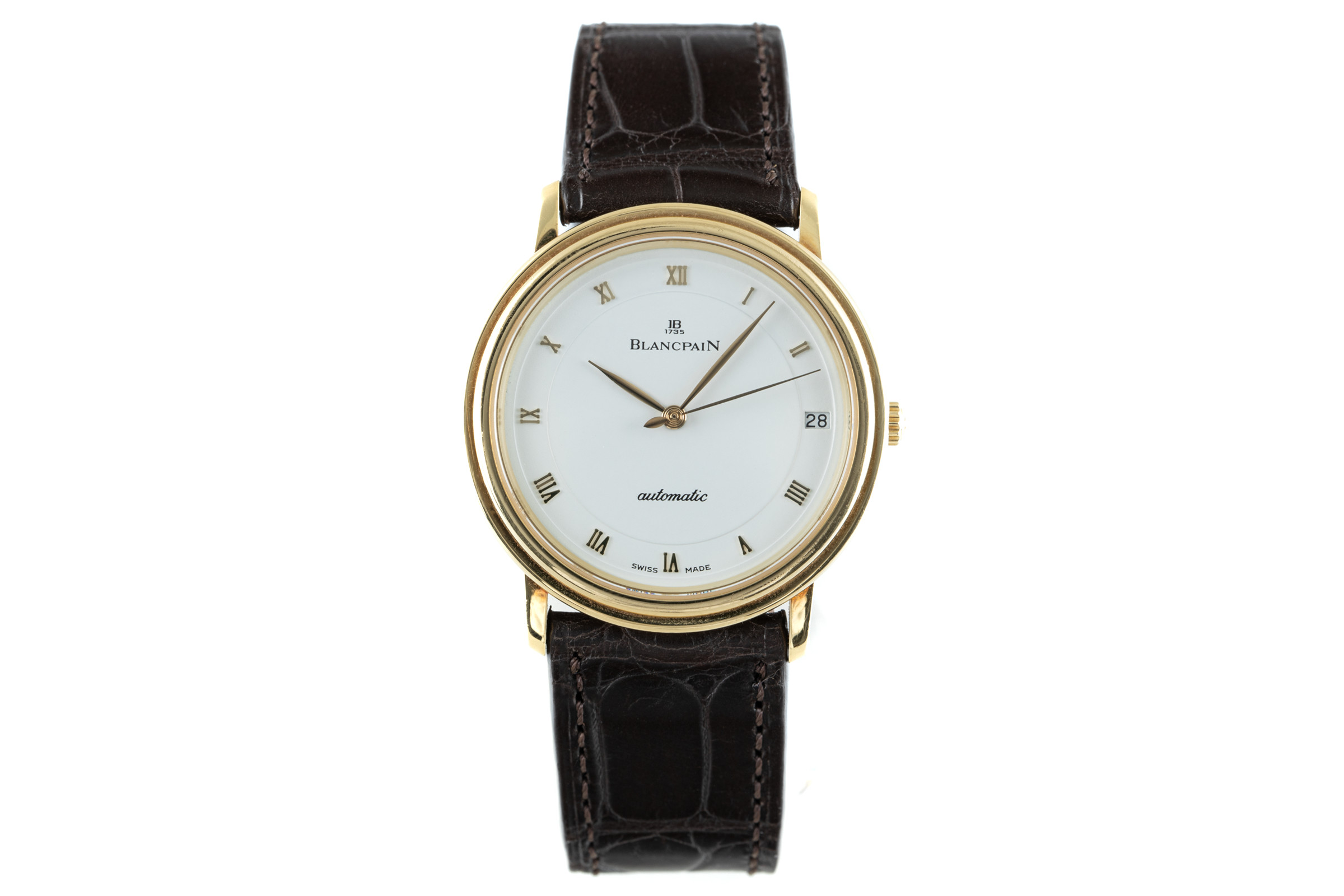 Blancpain Villeret 18 ct gold automatic Kal. 9513 Ref. 0095-1418