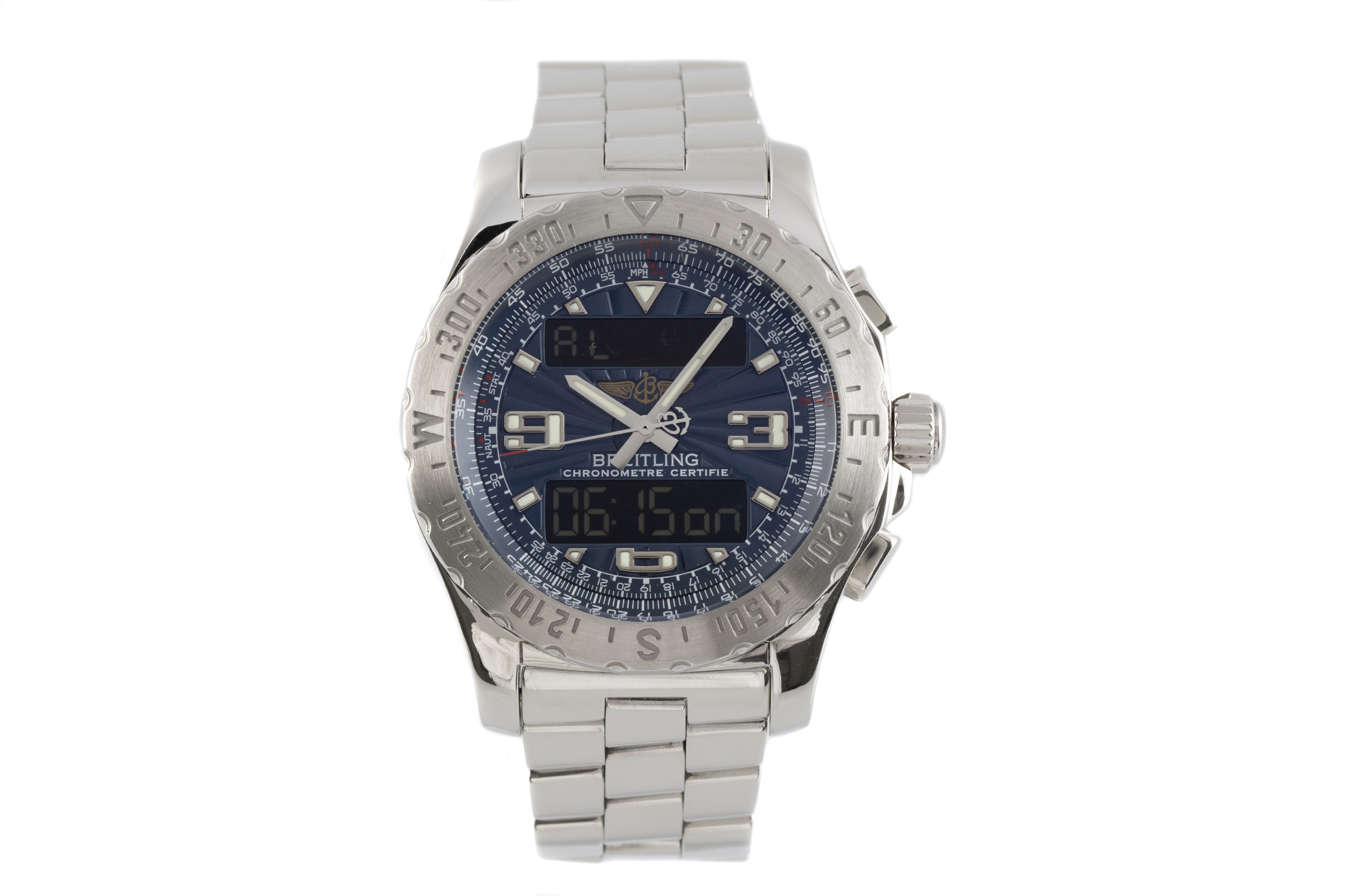 Breitling Airwolf chronograph steel quartz Kal. B78 Ref. A78363