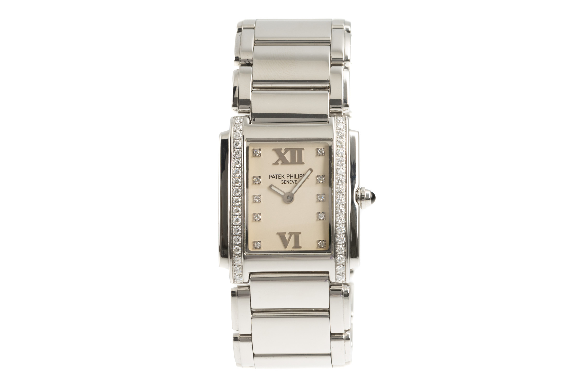 Patek Philippe Twenty 4  steel quartz Kal. E15 Ref. 4910/010A-011