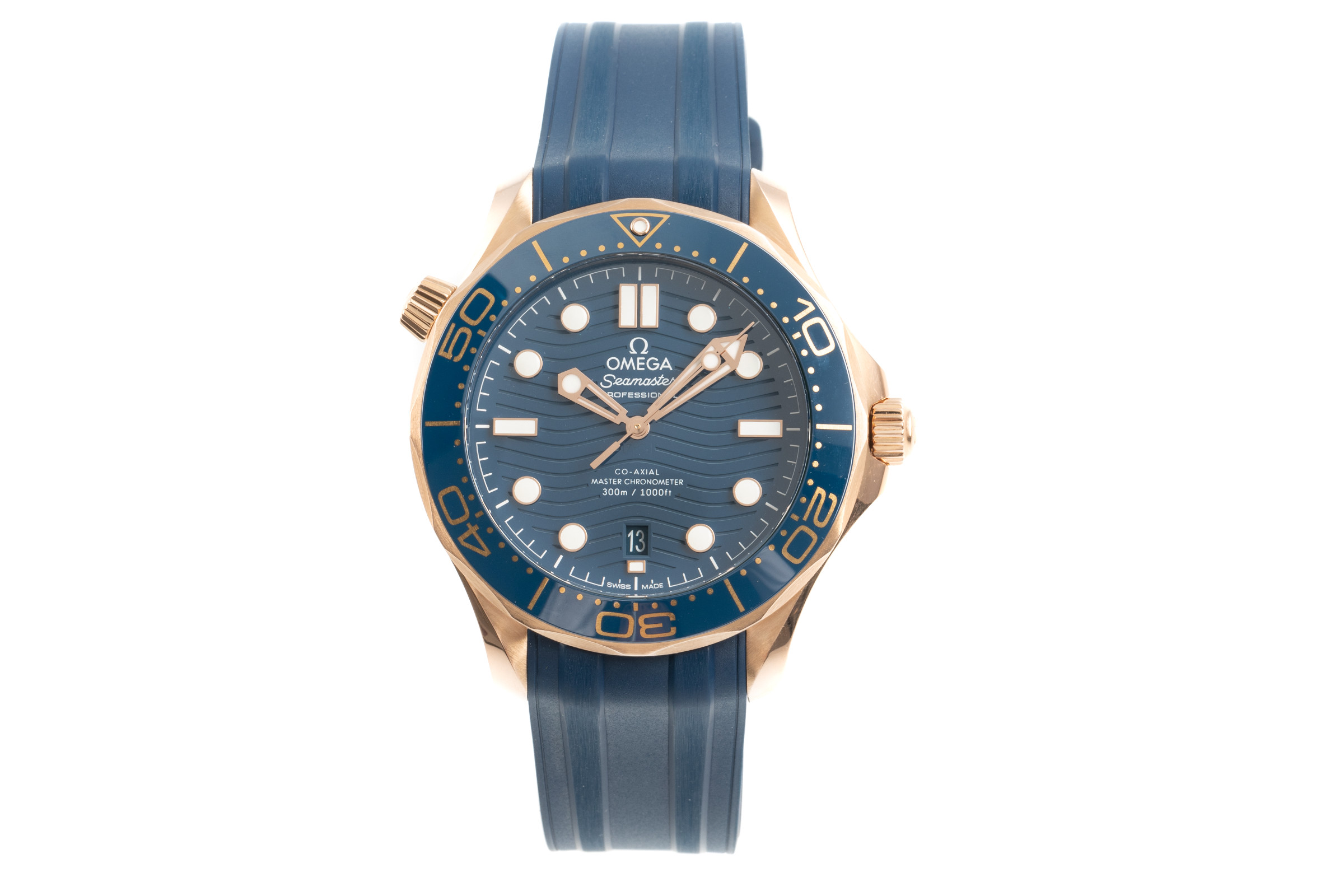 Omega Seamaster 18 ct red gold automatic Kal. 8801 Ref. 210.62.42.20.03.001