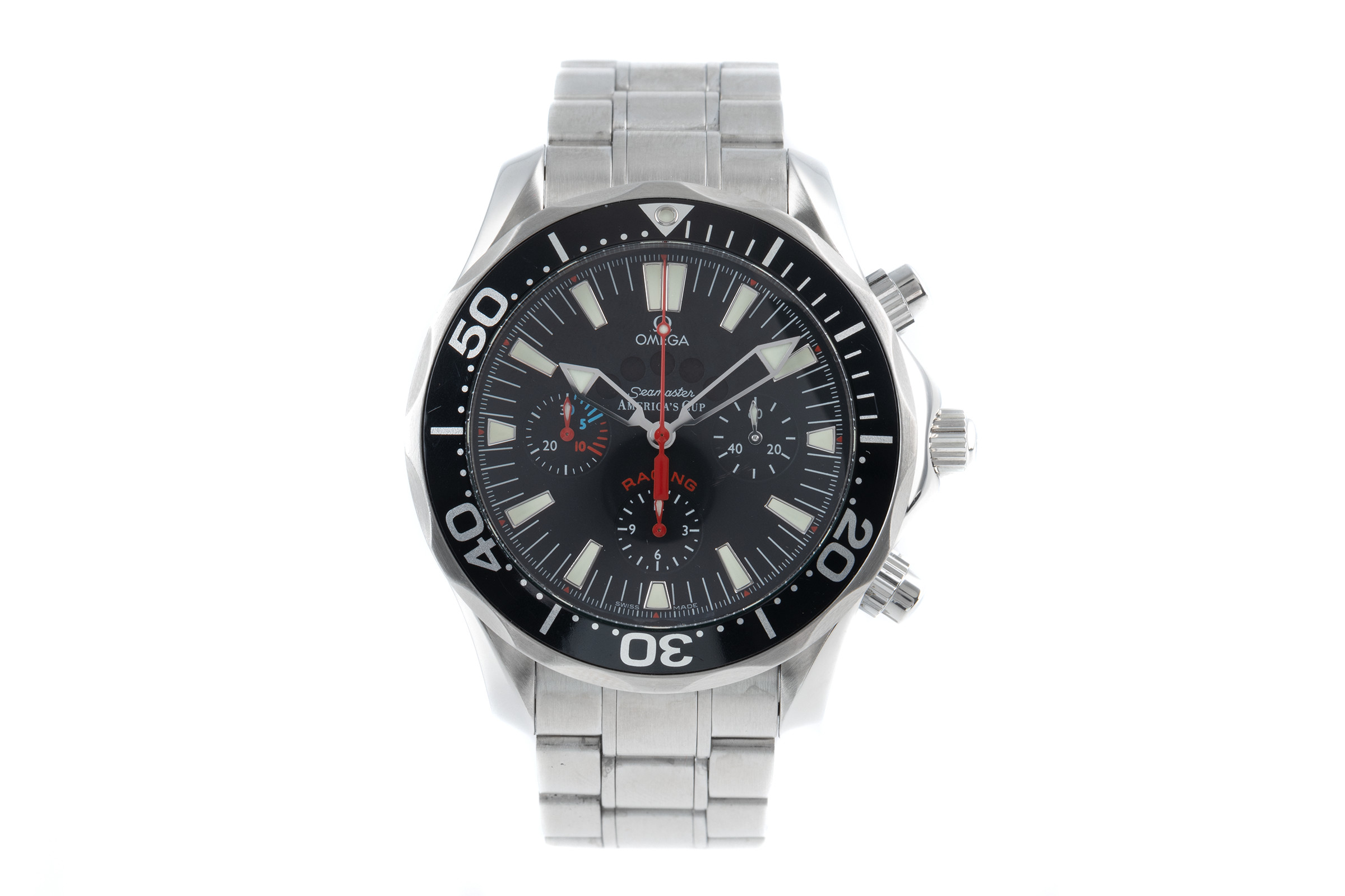 Omega Seamaster chronograph steel automatic Kal. 3602 Ref. 2569.50.00