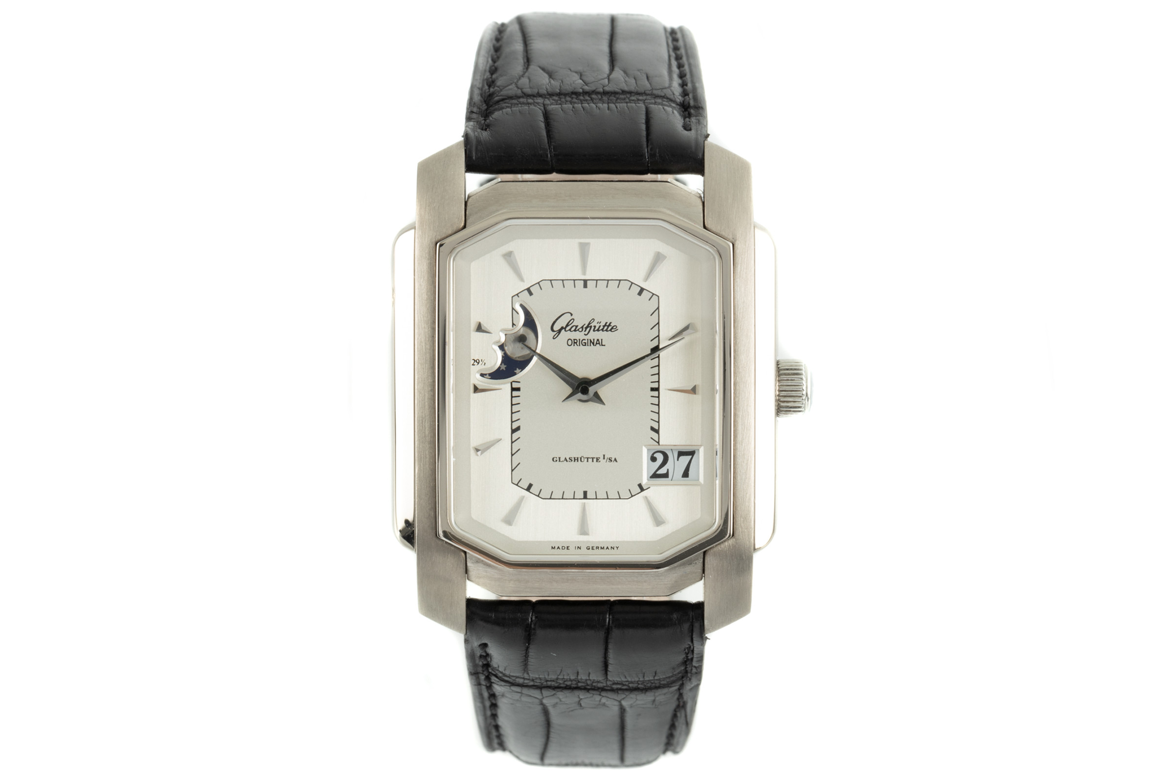 Glashutte Original Senator 18 ct white gold automatic Kal. GUB 39-43 Ref. 39-43-04-04-04