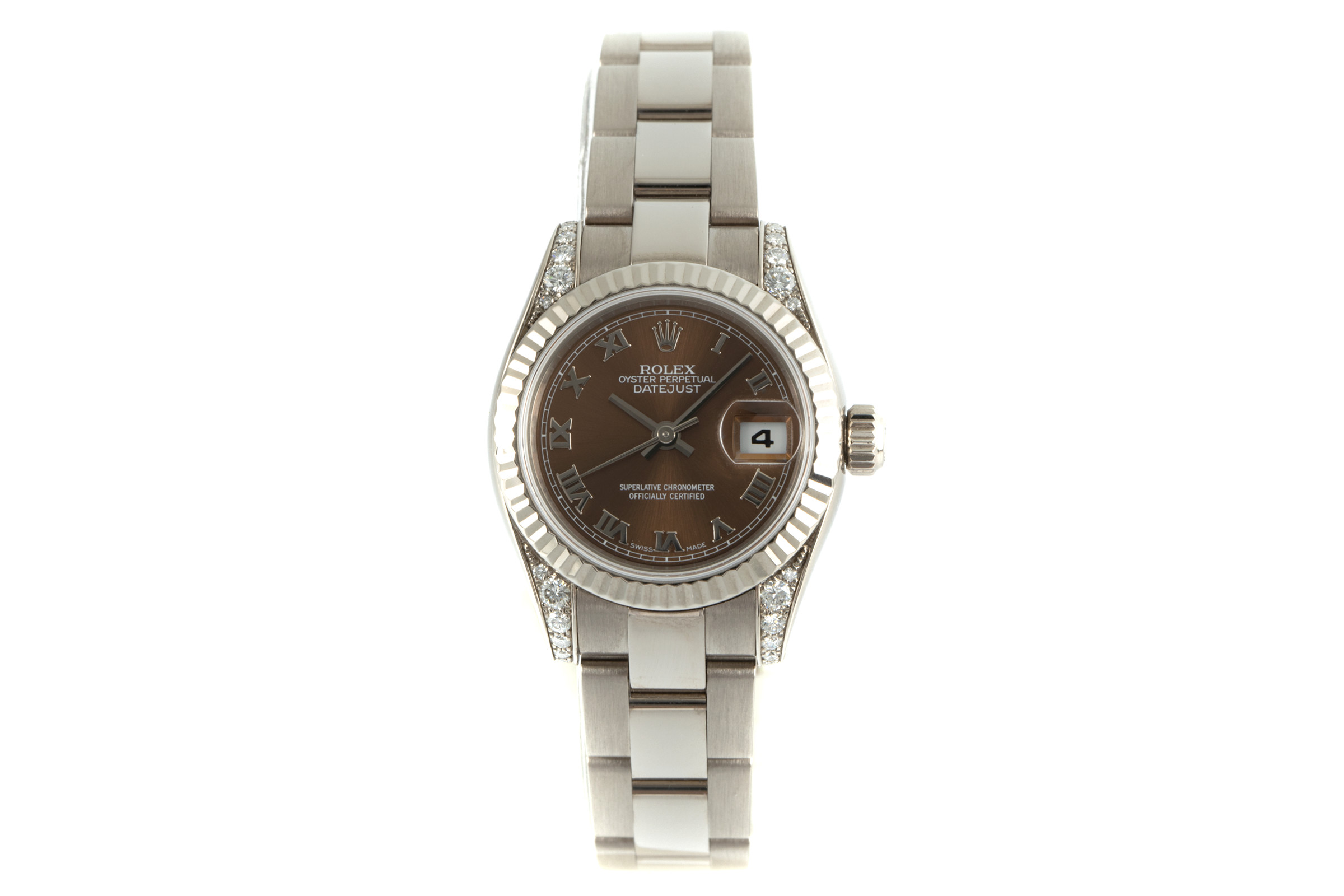 Rolex Lady Datejust 18 ct white gold automatic Kal. 2235 Ref. 179239