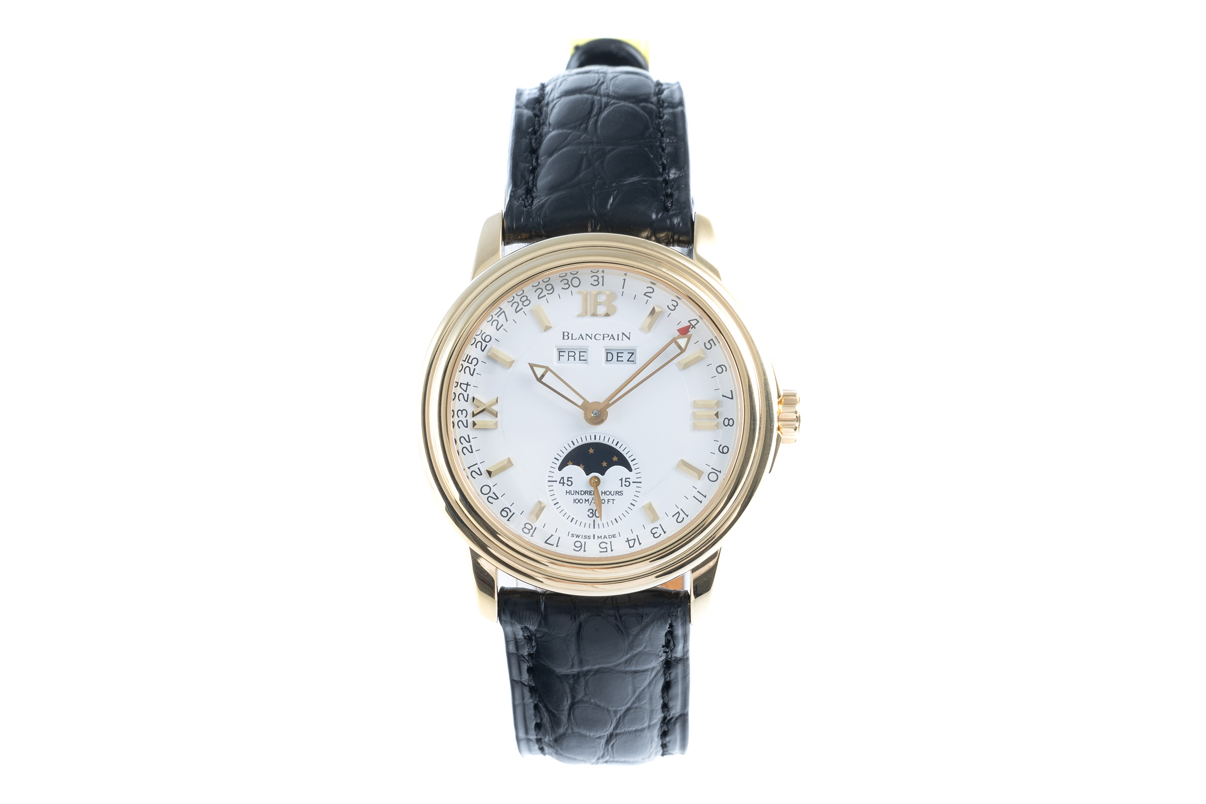 Blancpain Leman 18 ct gold automatic Kal. 6763 Ref. 2763